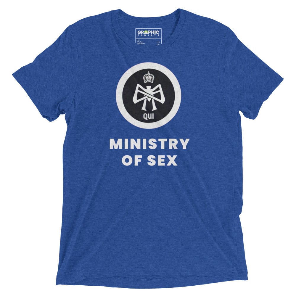 GRAPHIC T-SHIRTS True Royal Triblend / XS Unisex Tri-Blend T-Shirt - Ministry of S*x