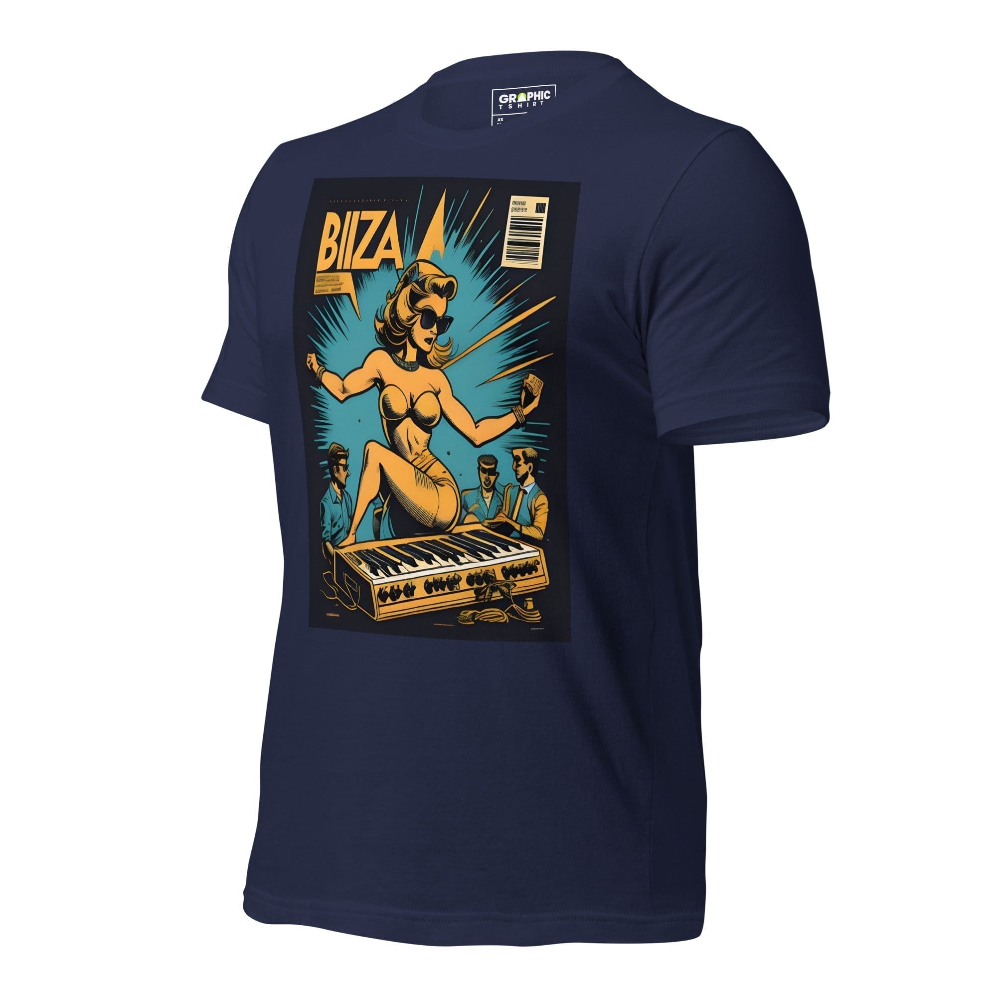 GRAPHIC T-SHIRTS Unisex Crew Neck T-Shirt - Ibiza Night Club Heroes Comic Series v.19