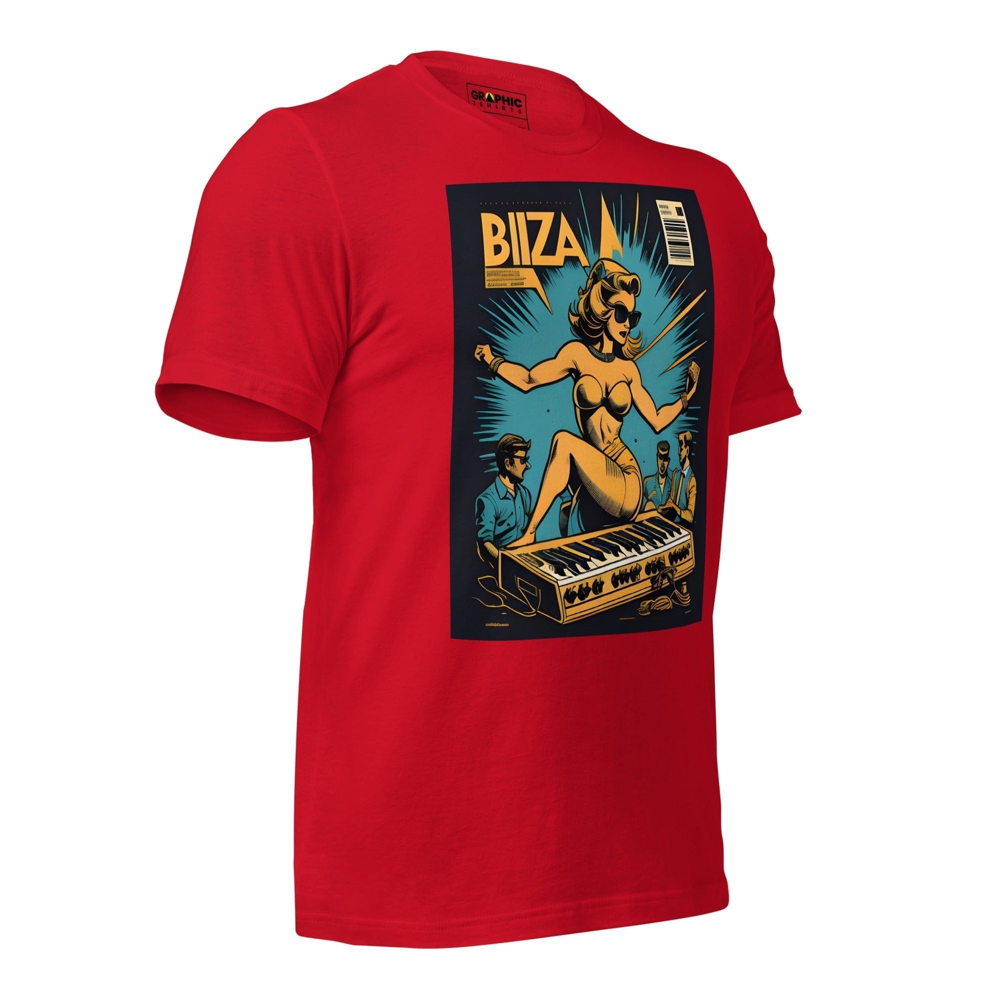 GRAPHIC T-SHIRTS Unisex Crew Neck T-Shirt - Ibiza Night Club Heroes Comic Series v.19