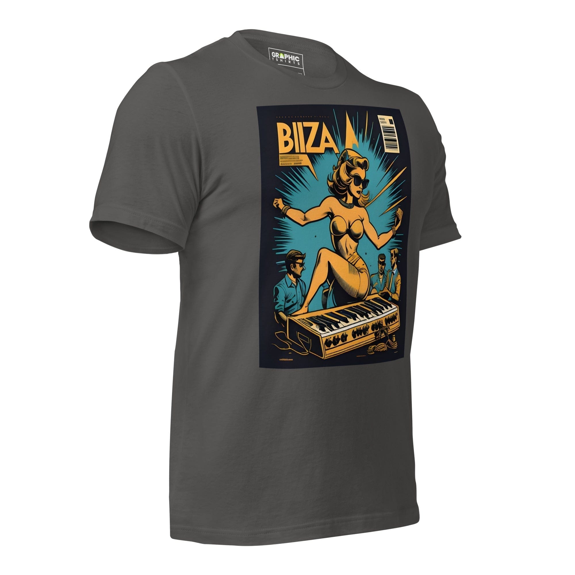 GRAPHIC T-SHIRTS Unisex Crew Neck T-Shirt - Ibiza Night Club Heroes Comic Series v.19