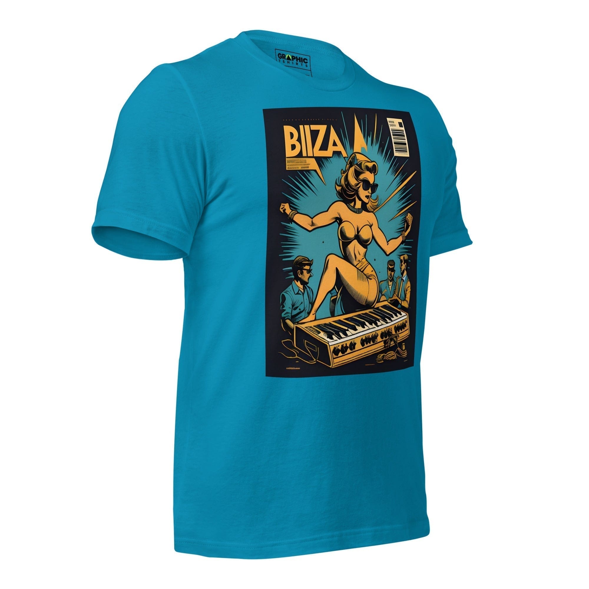 GRAPHIC T-SHIRTS Unisex Crew Neck T-Shirt - Ibiza Night Club Heroes Comic Series v.19