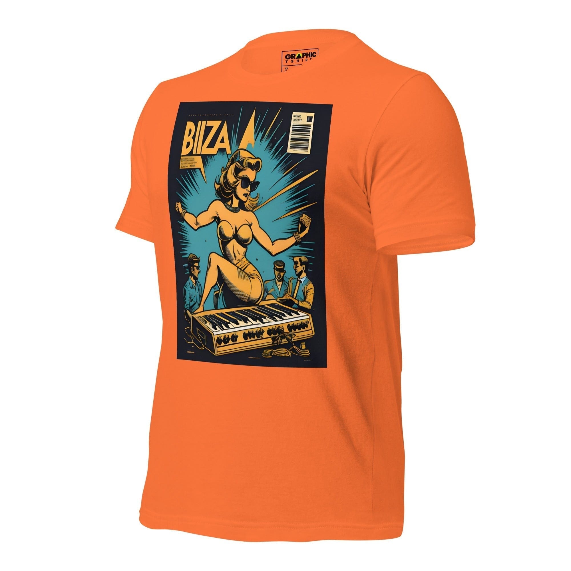 GRAPHIC T-SHIRTS Unisex Crew Neck T-Shirt - Ibiza Night Club Heroes Comic Series v.19