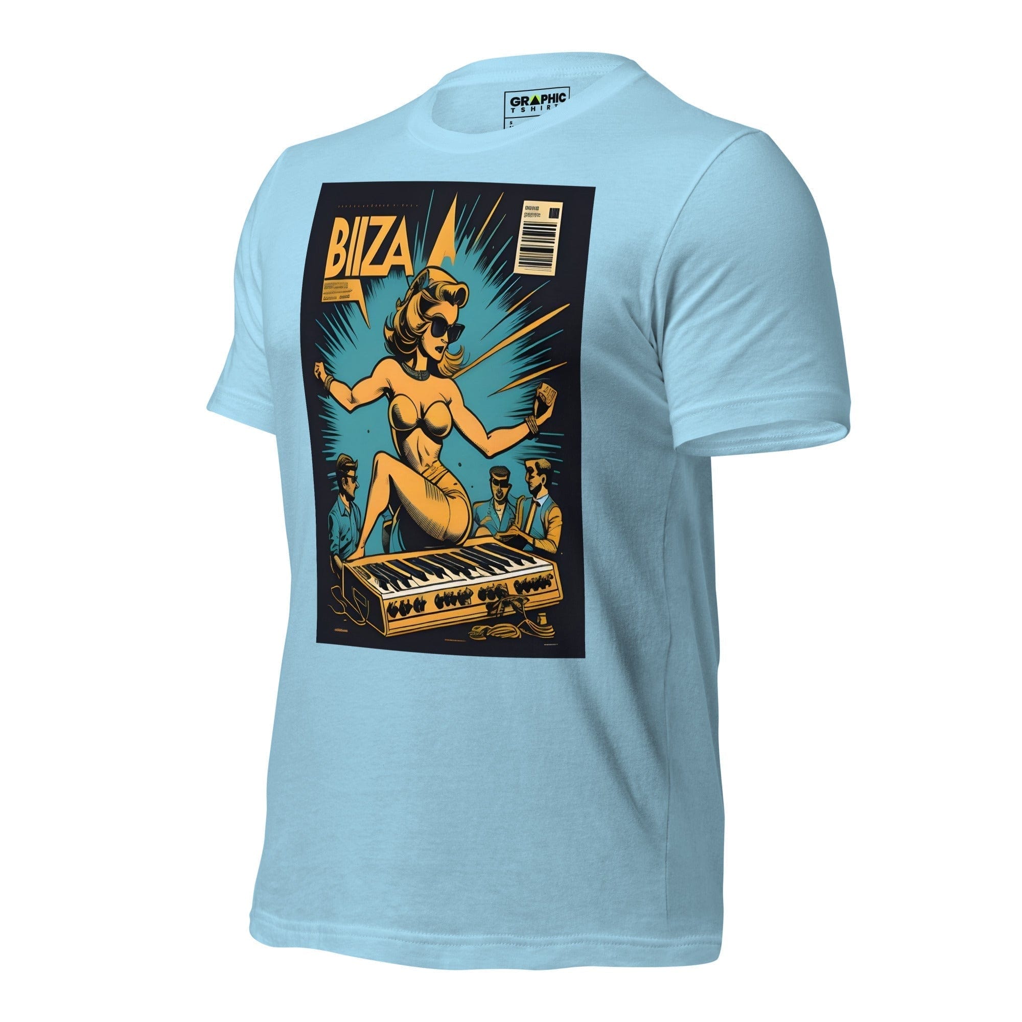 GRAPHIC T-SHIRTS Unisex Crew Neck T-Shirt - Ibiza Night Club Heroes Comic Series v.19