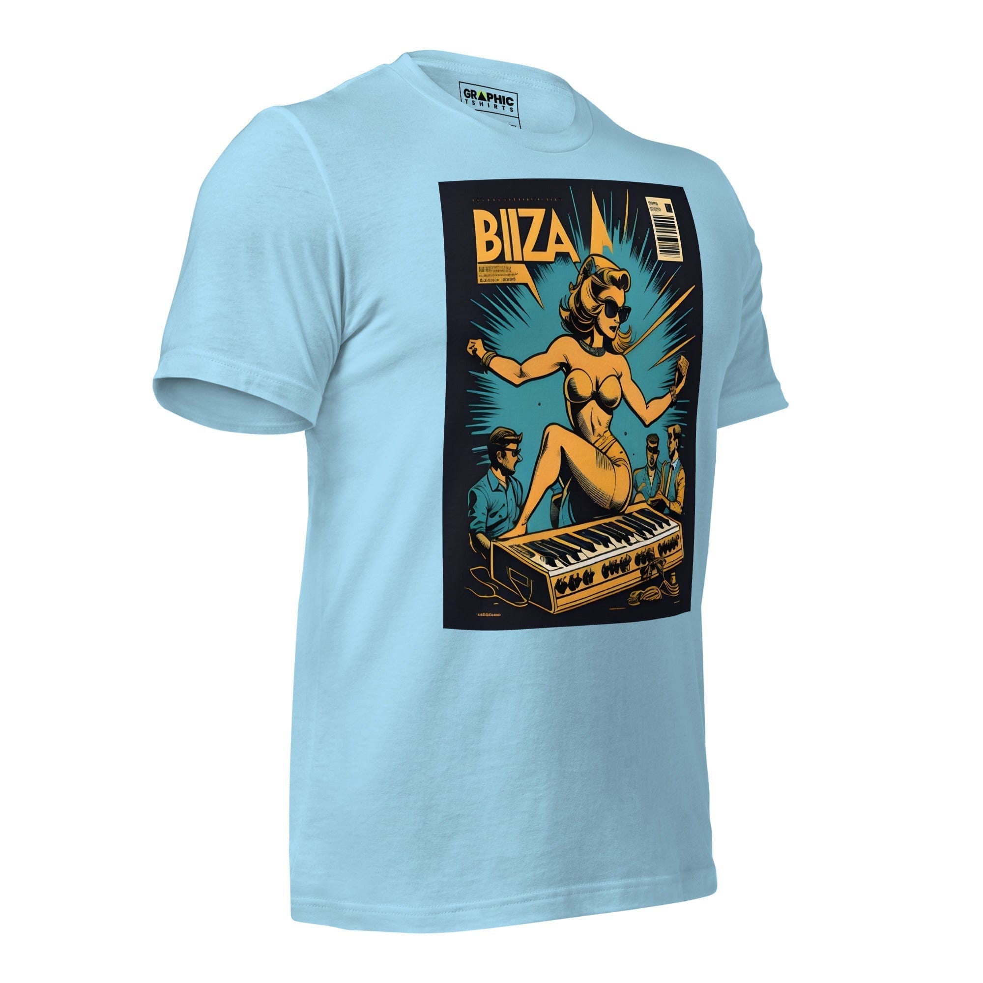 GRAPHIC T-SHIRTS Unisex Crew Neck T-Shirt - Ibiza Night Club Heroes Comic Series v.19