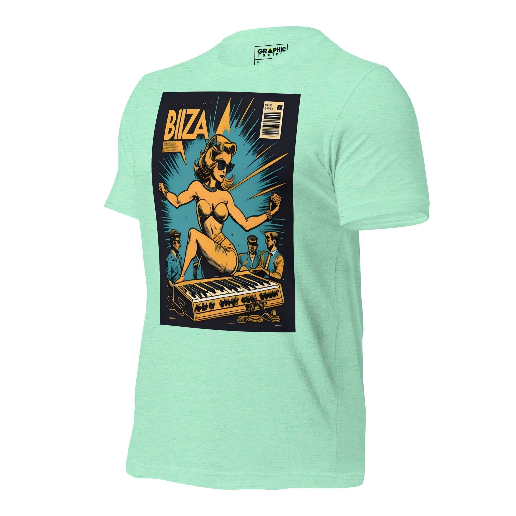 GRAPHIC T-SHIRTS Unisex Crew Neck T-Shirt - Ibiza Night Club Heroes Comic Series v.19