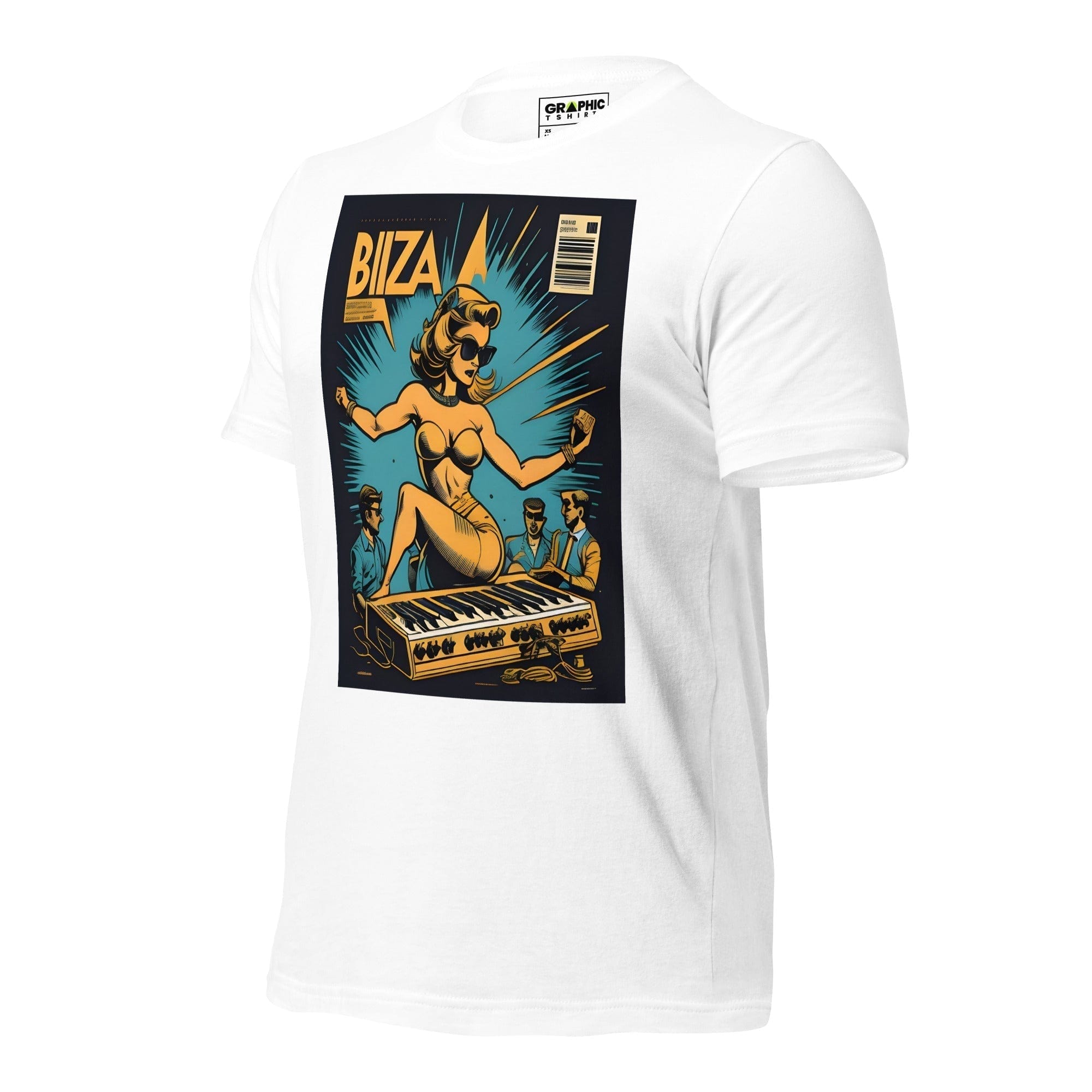 GRAPHIC T-SHIRTS Unisex Crew Neck T-Shirt - Ibiza Night Club Heroes Comic Series v.19