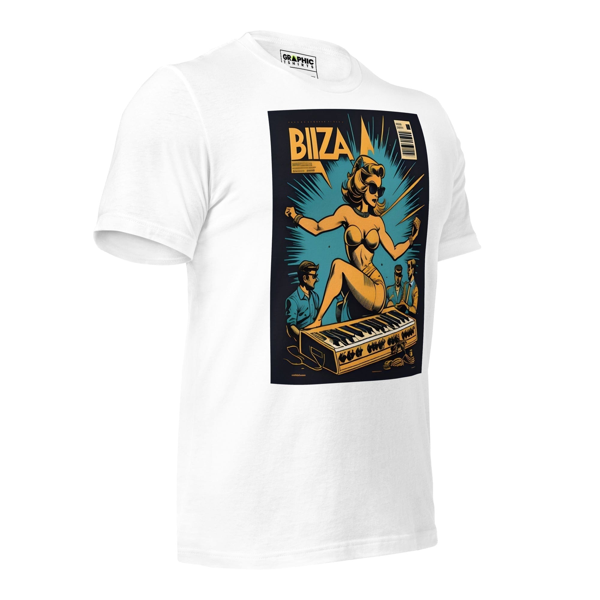 GRAPHIC T-SHIRTS Unisex Crew Neck T-Shirt - Ibiza Night Club Heroes Comic Series v.19