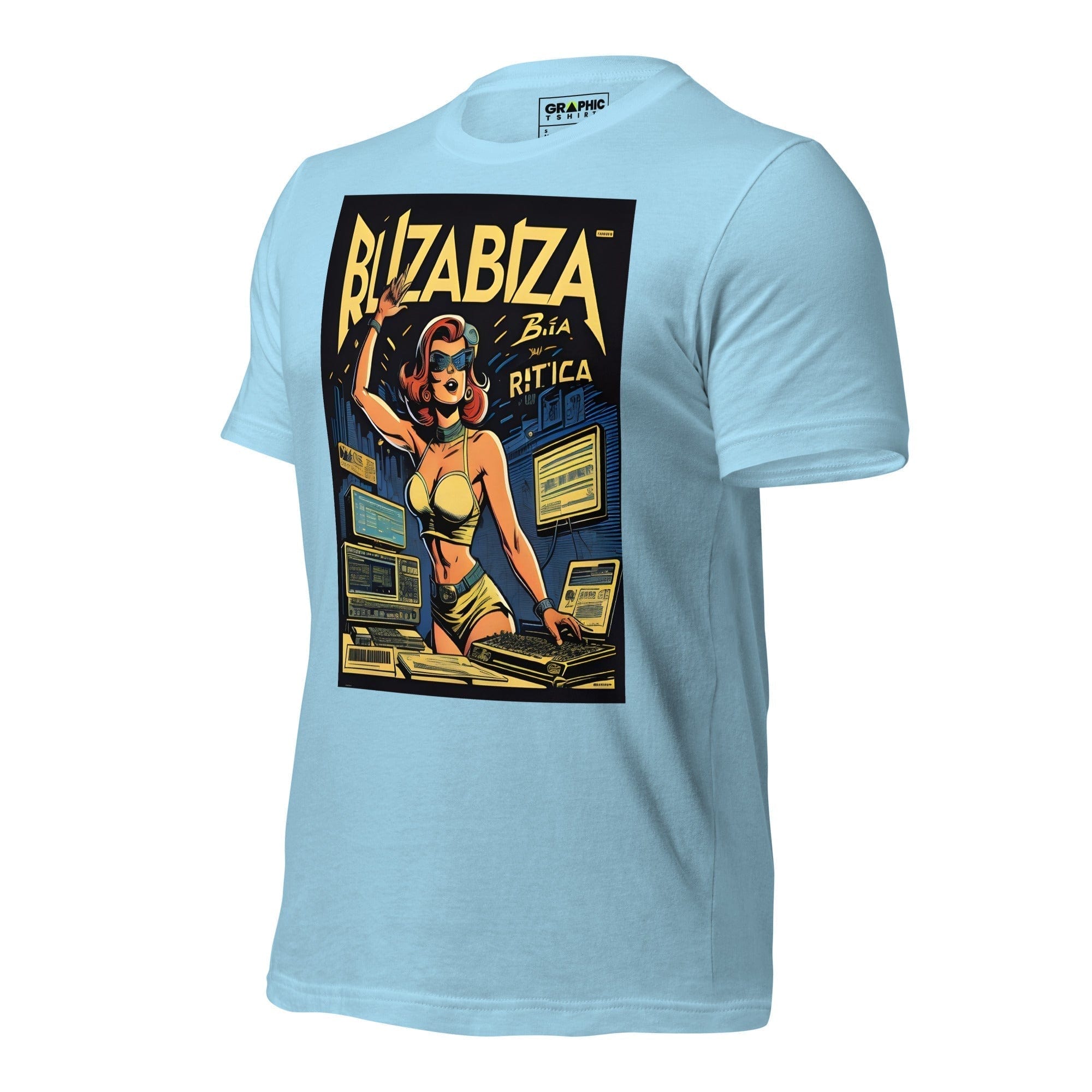 GRAPHIC T-SHIRTS Unisex Crew Neck T-Shirt - Ibiza Night Club Heroes Comic Series v.26