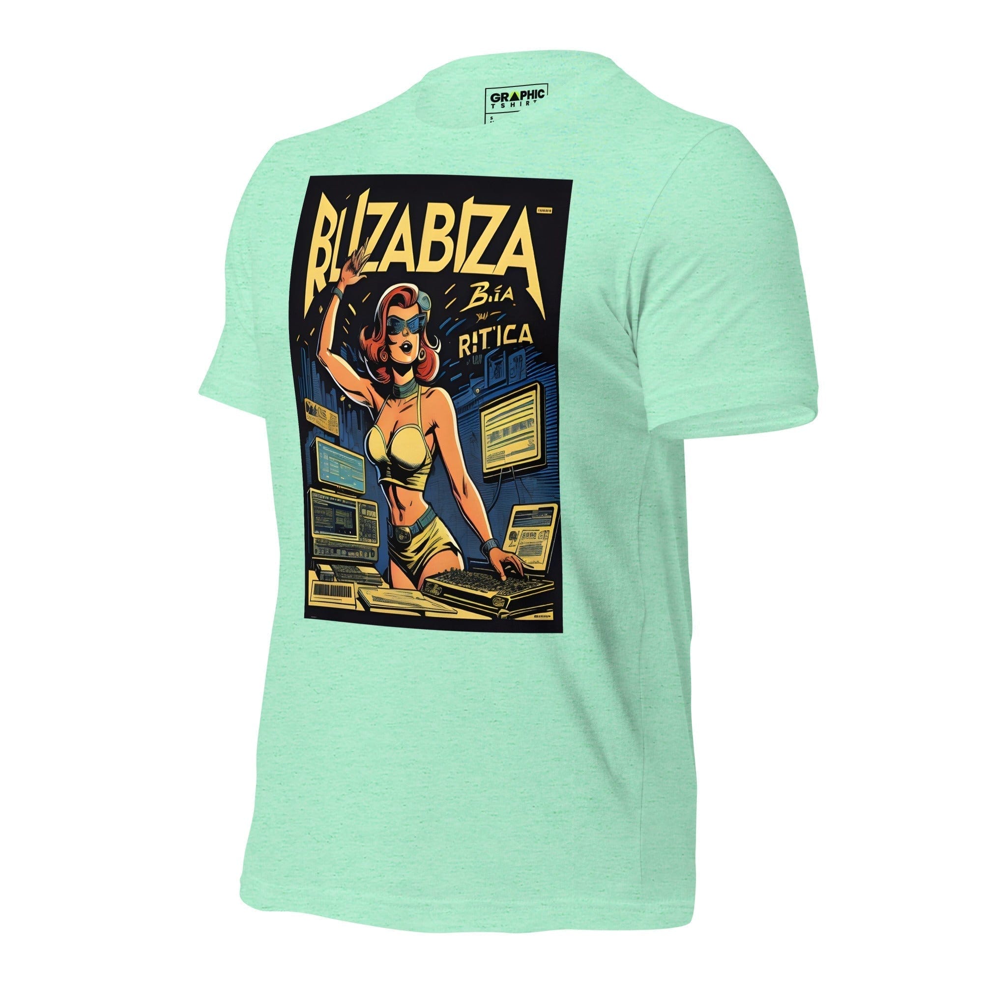 GRAPHIC T-SHIRTS Unisex Crew Neck T-Shirt - Ibiza Night Club Heroes Comic Series v.26