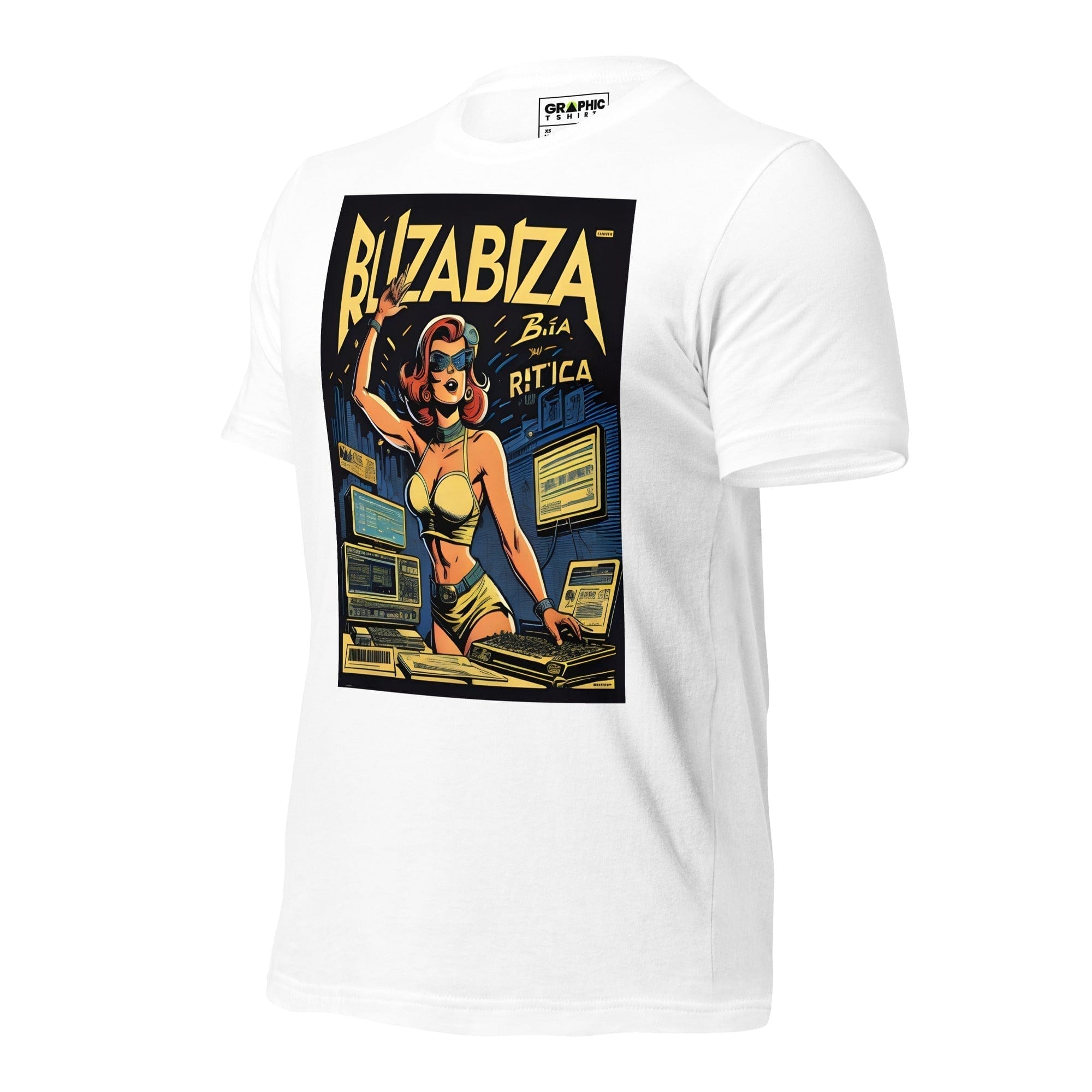 GRAPHIC T-SHIRTS Unisex Crew Neck T-Shirt - Ibiza Night Club Heroes Comic Series v.26