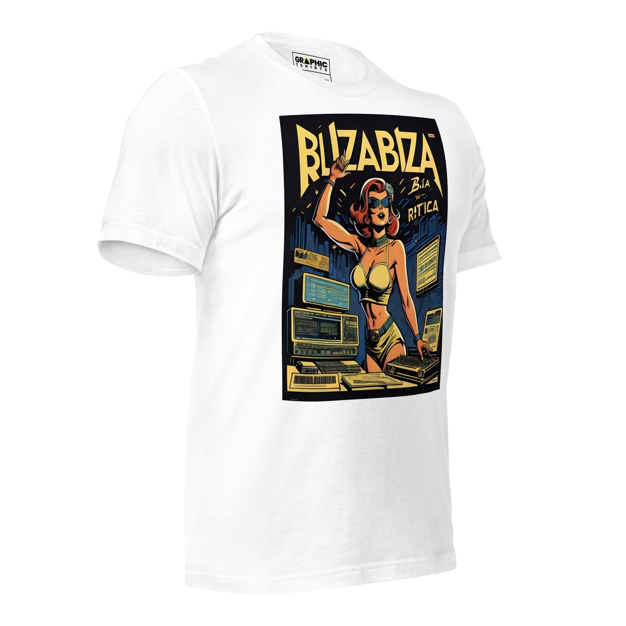 GRAPHIC T-SHIRTS Unisex Crew Neck T-Shirt - Ibiza Night Club Heroes Comic Series v.26