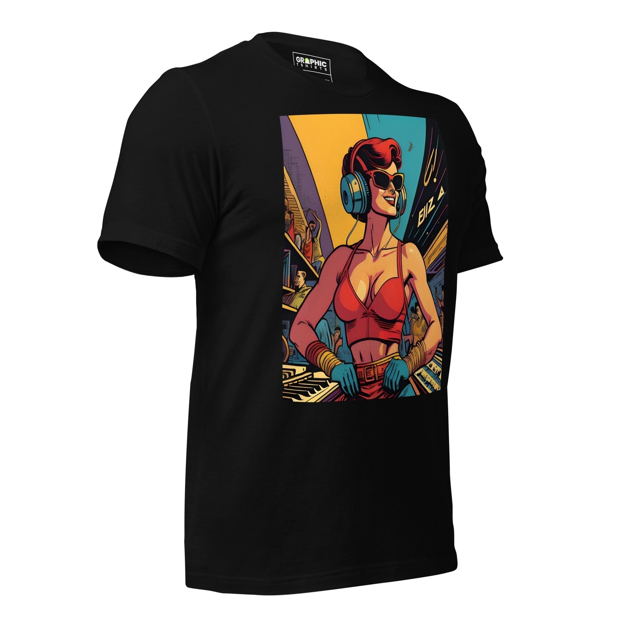 GRAPHIC T-SHIRTS Unisex Crew Neck T-Shirt - Ibiza Night Club Heroes Comic Series v.50