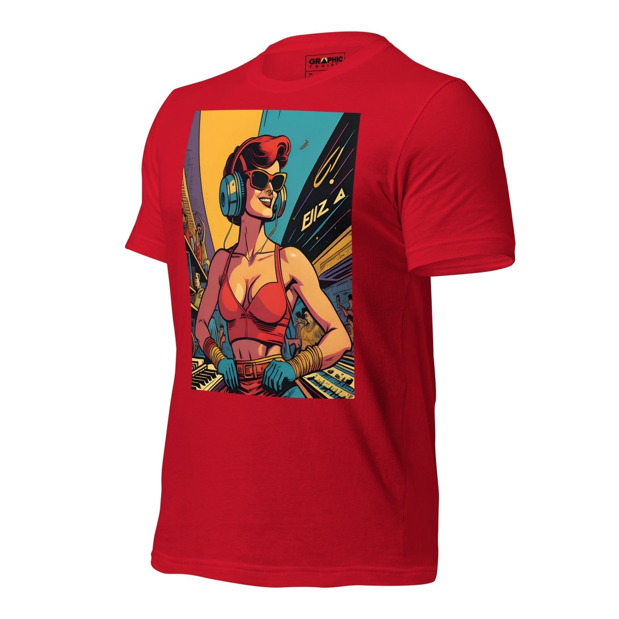 GRAPHIC T-SHIRTS Unisex Crew Neck T-Shirt - Ibiza Night Club Heroes Comic Series v.50