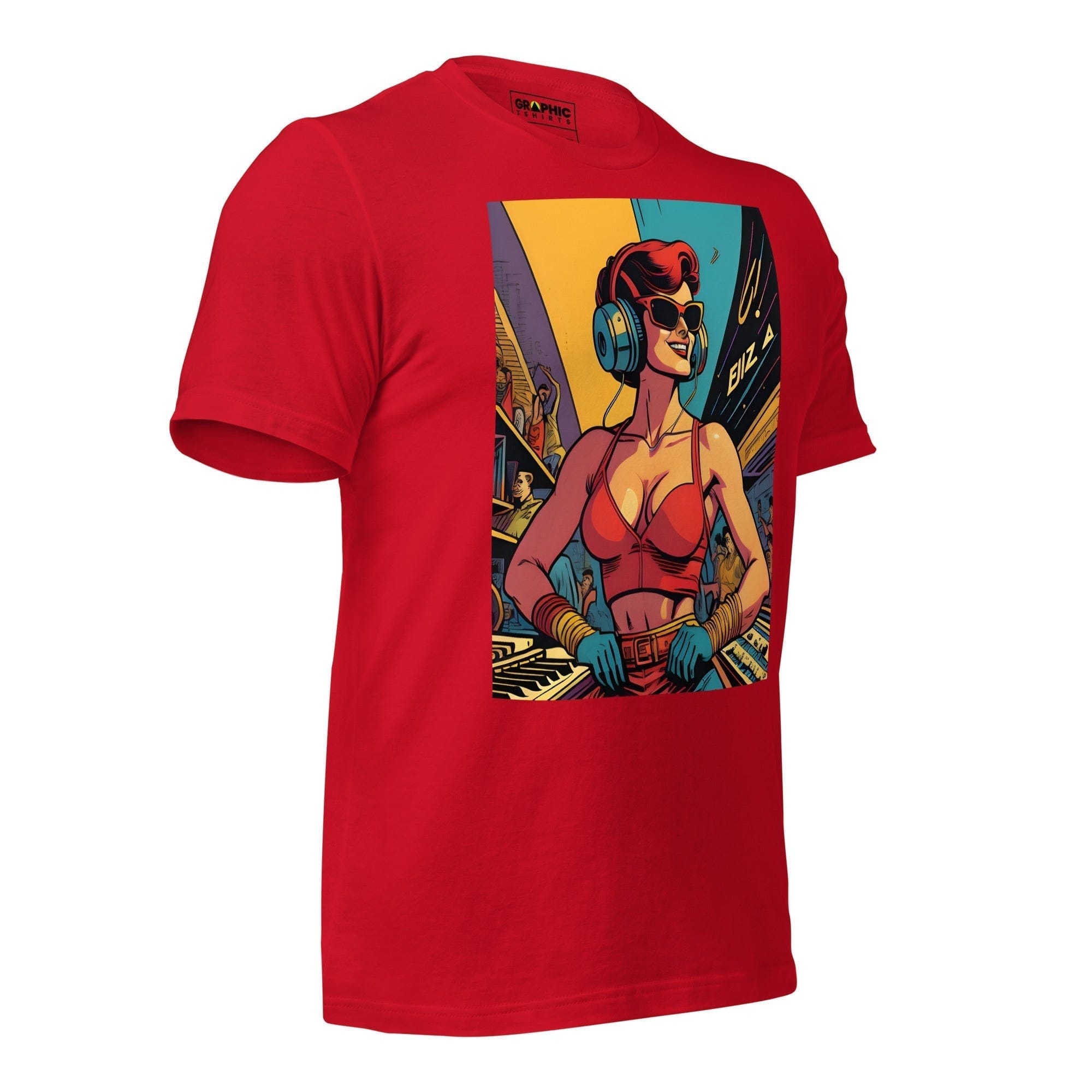 GRAPHIC T-SHIRTS Unisex Crew Neck T-Shirt - Ibiza Night Club Heroes Comic Series v.50