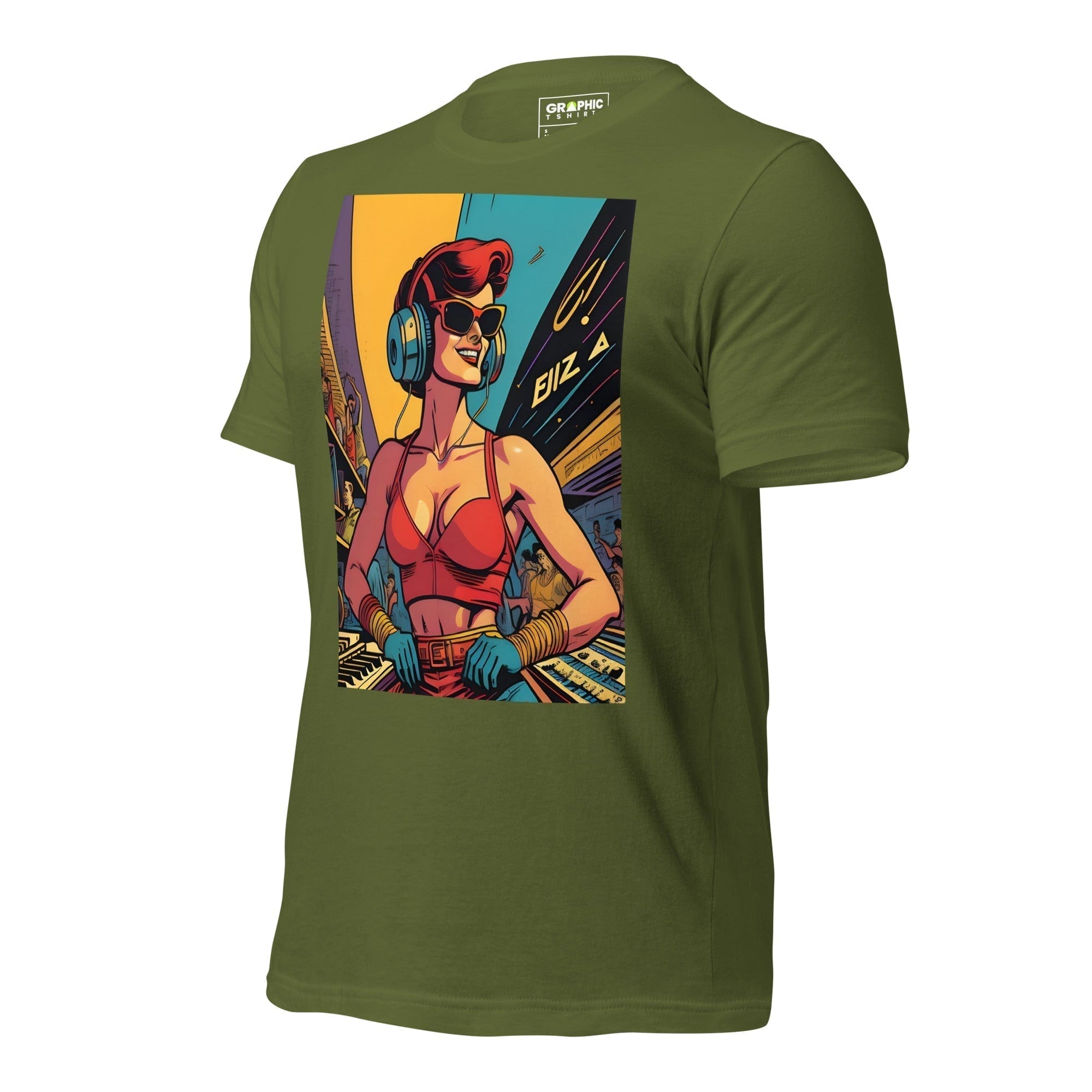 GRAPHIC T-SHIRTS Unisex Crew Neck T-Shirt - Ibiza Night Club Heroes Comic Series v.50