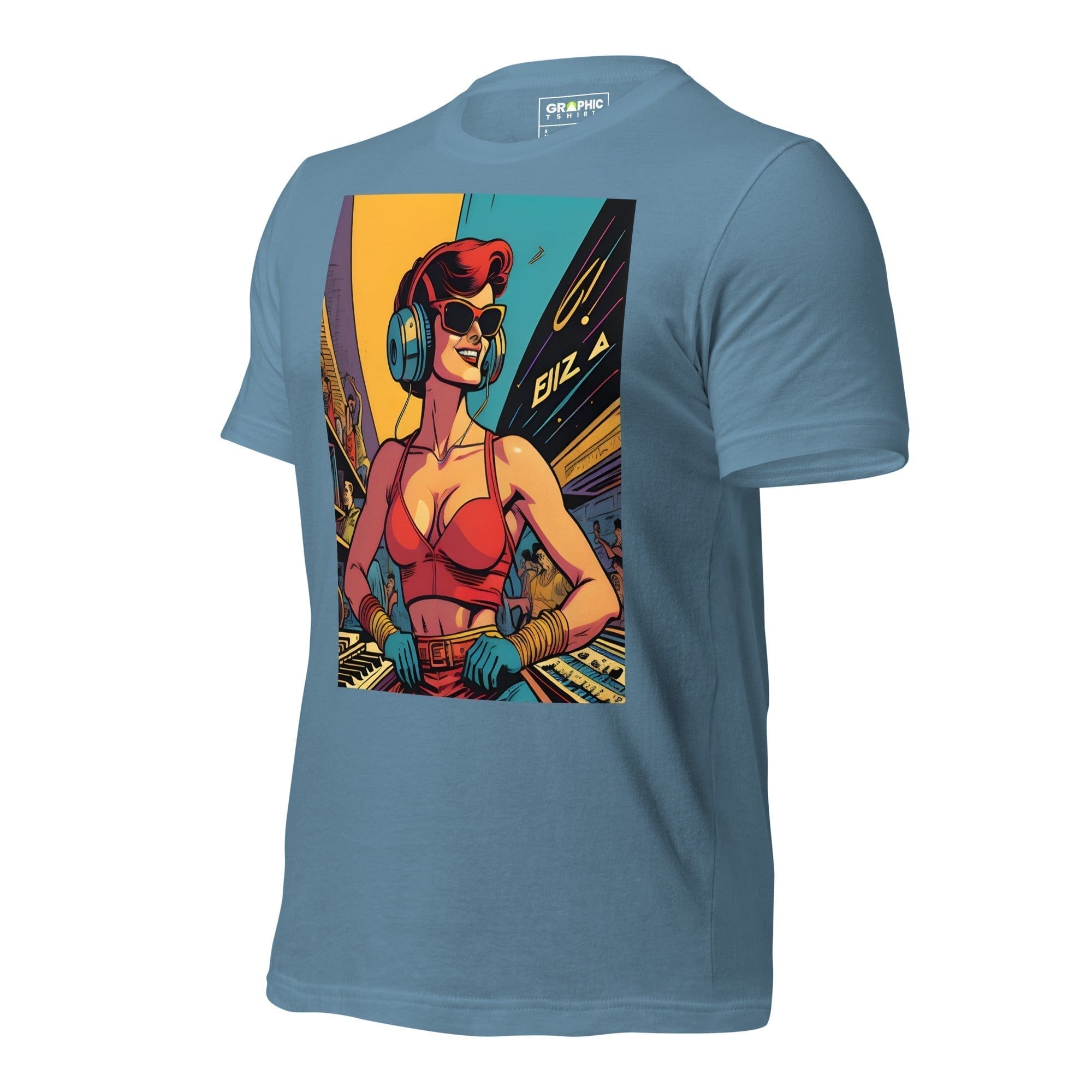 GRAPHIC T-SHIRTS Unisex Crew Neck T-Shirt - Ibiza Night Club Heroes Comic Series v.50