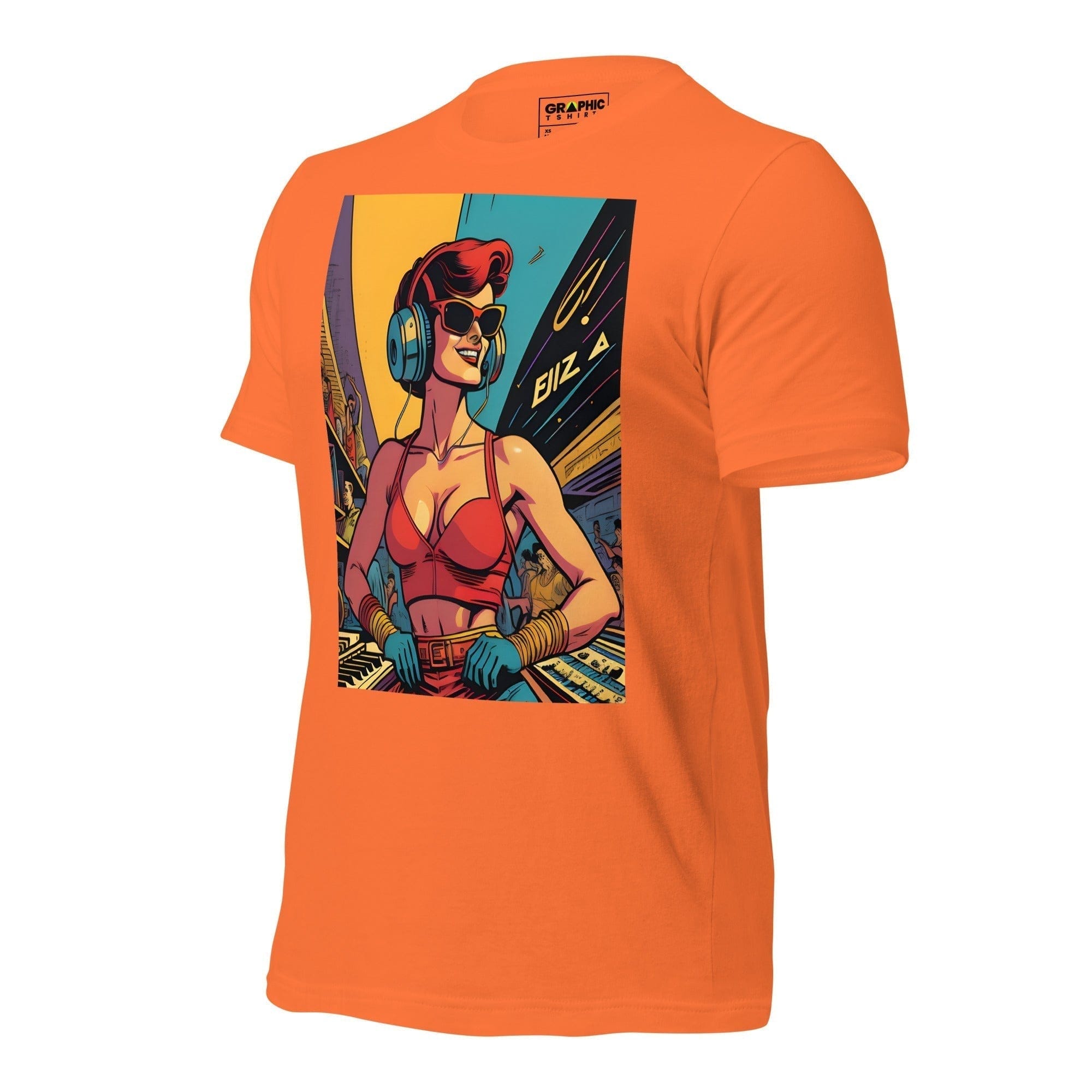 GRAPHIC T-SHIRTS Unisex Crew Neck T-Shirt - Ibiza Night Club Heroes Comic Series v.50