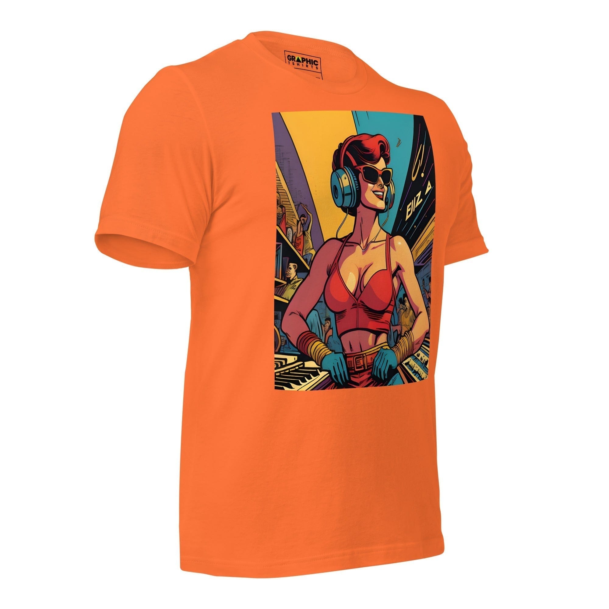 GRAPHIC T-SHIRTS Unisex Crew Neck T-Shirt - Ibiza Night Club Heroes Comic Series v.50