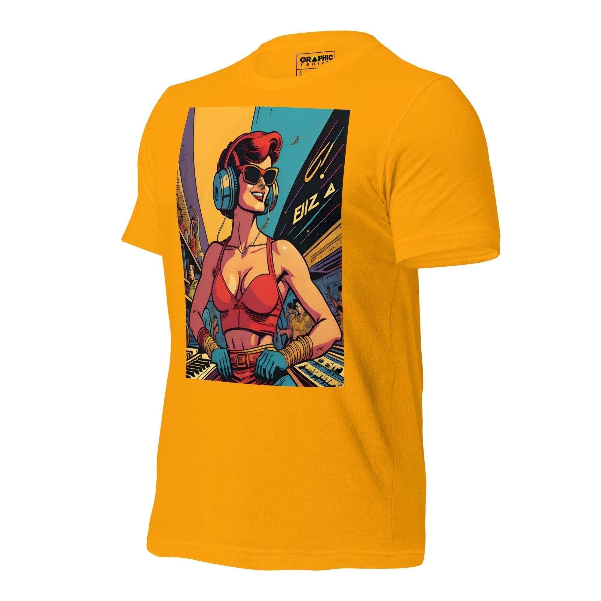 GRAPHIC T-SHIRTS Unisex Crew Neck T-Shirt - Ibiza Night Club Heroes Comic Series v.50