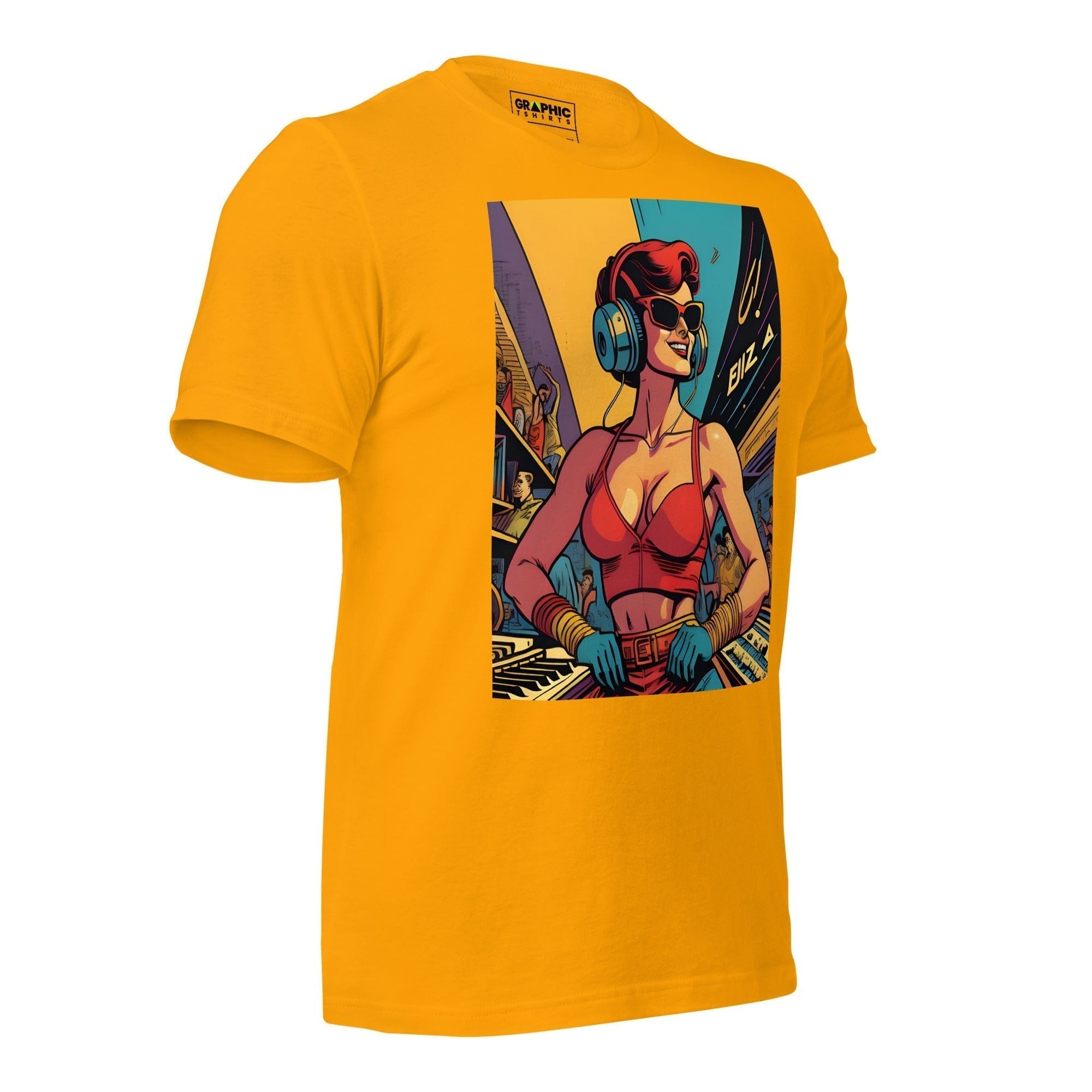 GRAPHIC T-SHIRTS Unisex Crew Neck T-Shirt - Ibiza Night Club Heroes Comic Series v.50