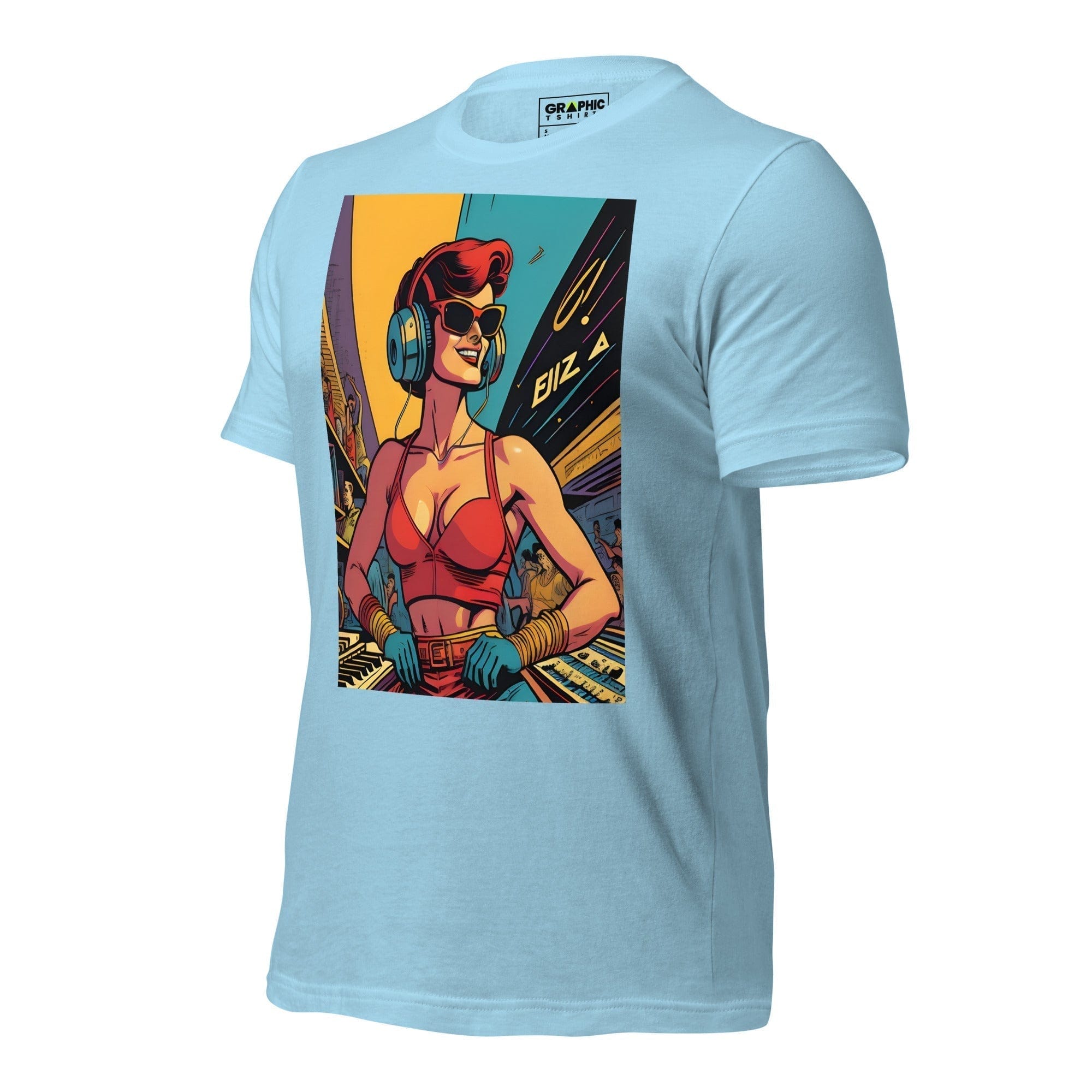 GRAPHIC T-SHIRTS Unisex Crew Neck T-Shirt - Ibiza Night Club Heroes Comic Series v.50