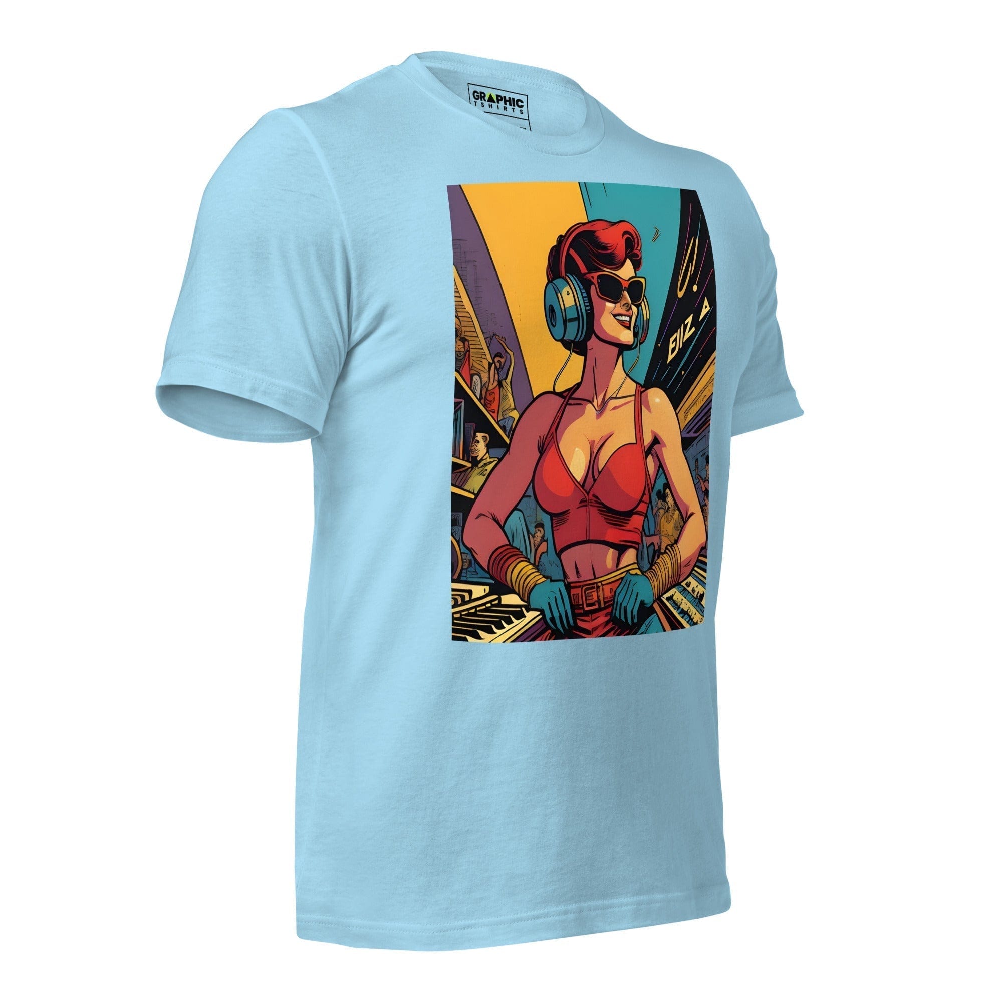 GRAPHIC T-SHIRTS Unisex Crew Neck T-Shirt - Ibiza Night Club Heroes Comic Series v.50