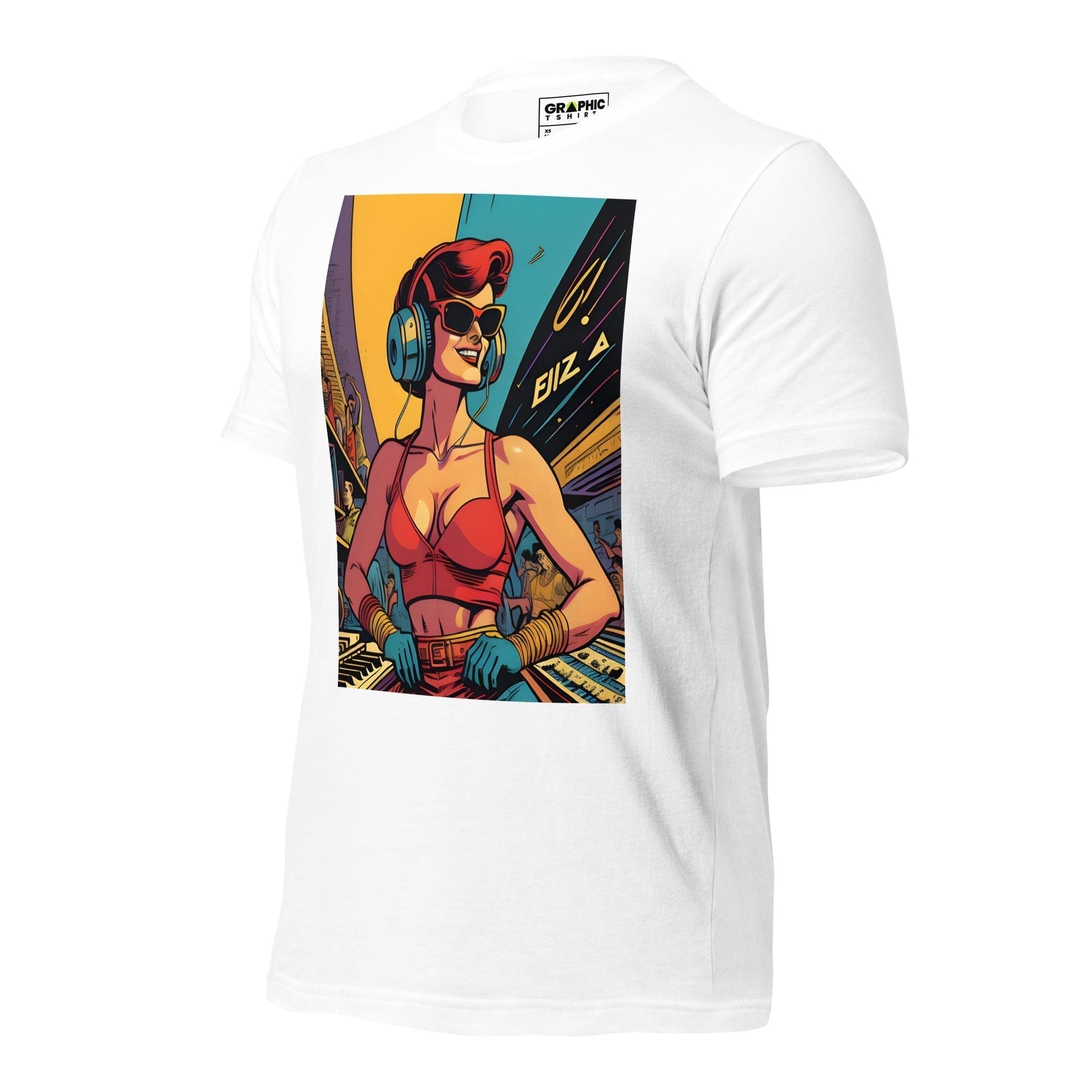 GRAPHIC T-SHIRTS Unisex Crew Neck T-Shirt - Ibiza Night Club Heroes Comic Series v.50