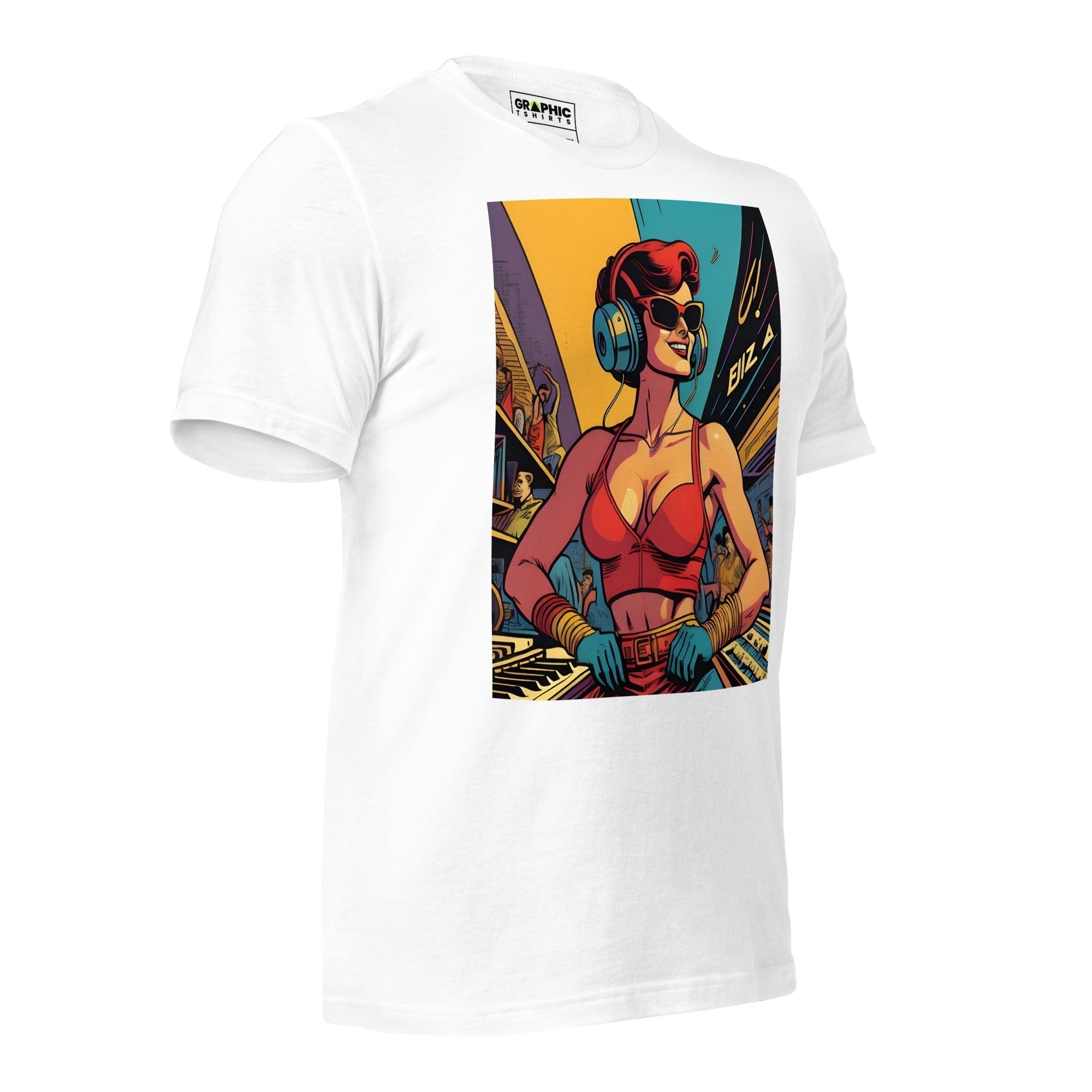 GRAPHIC T-SHIRTS Unisex Crew Neck T-Shirt - Ibiza Night Club Heroes Comic Series v.50