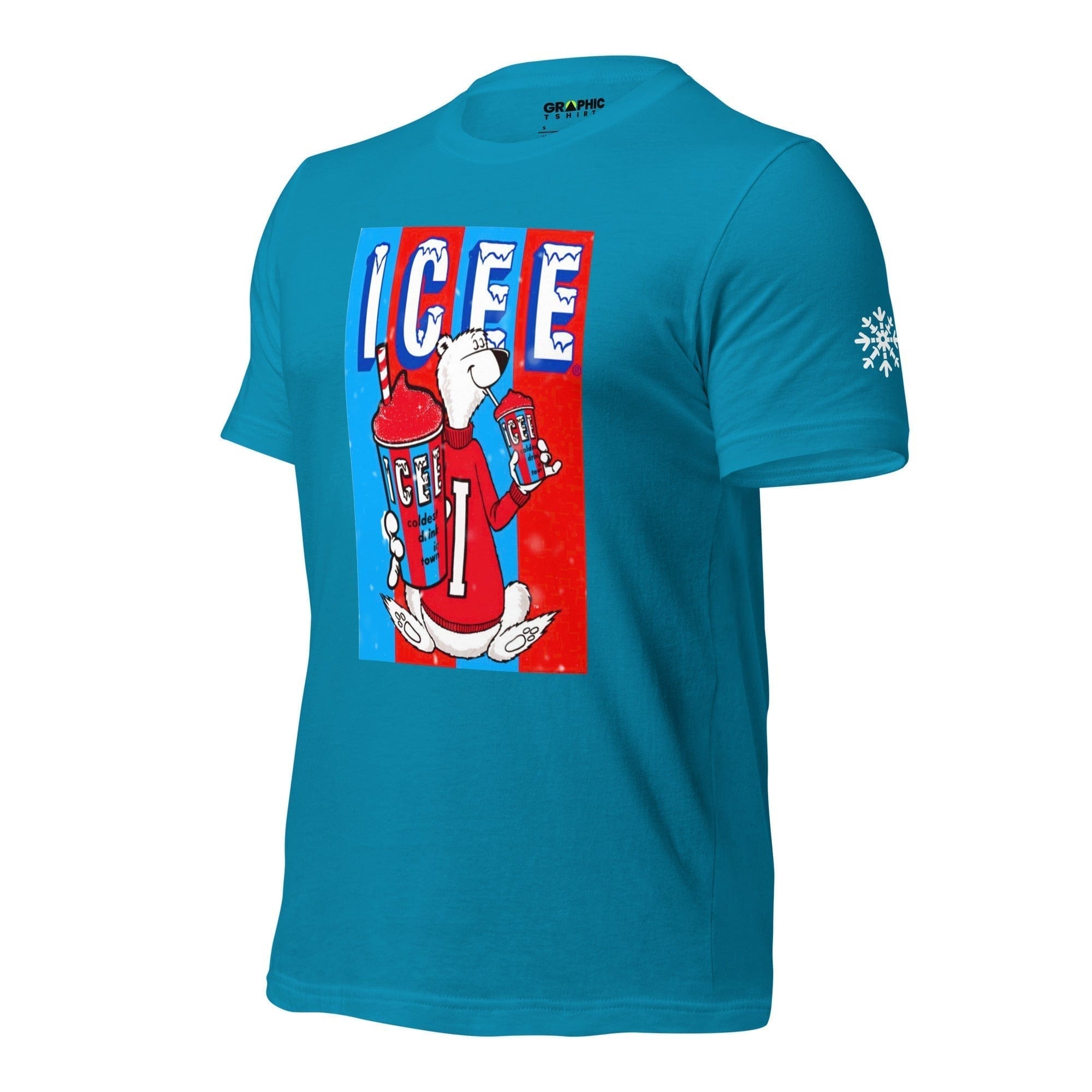 GRAPHIC T-SHIRTS Unisex Crew Neck T-Shirt - Icee Vintage Polar Bear