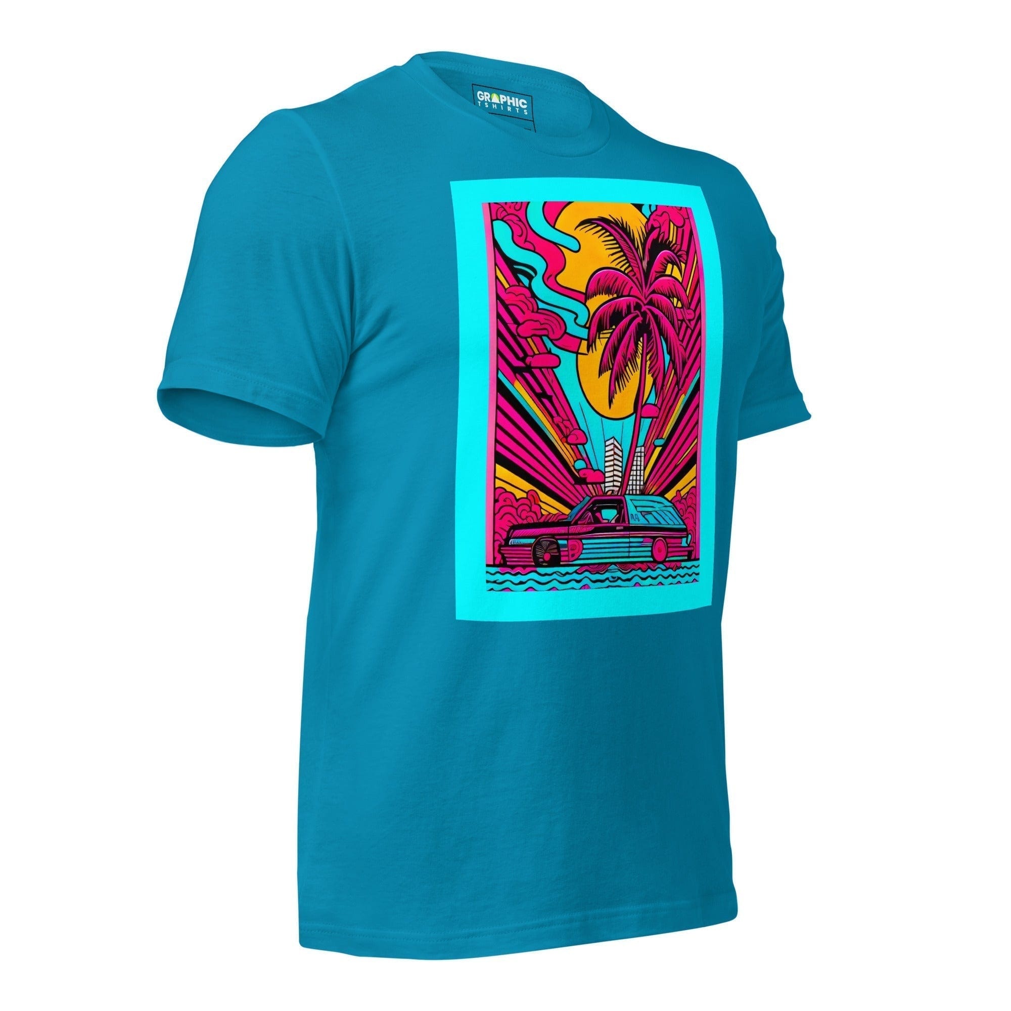 GRAPHIC T-SHIRTS Unisex Crew Neck T-Shirt - Miami Heatwave Series v.15