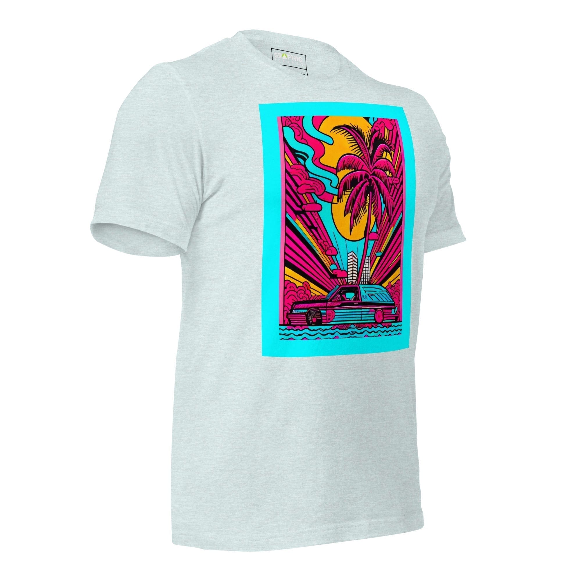 GRAPHIC T-SHIRTS Unisex Crew Neck T-Shirt - Miami Heatwave Series v.15