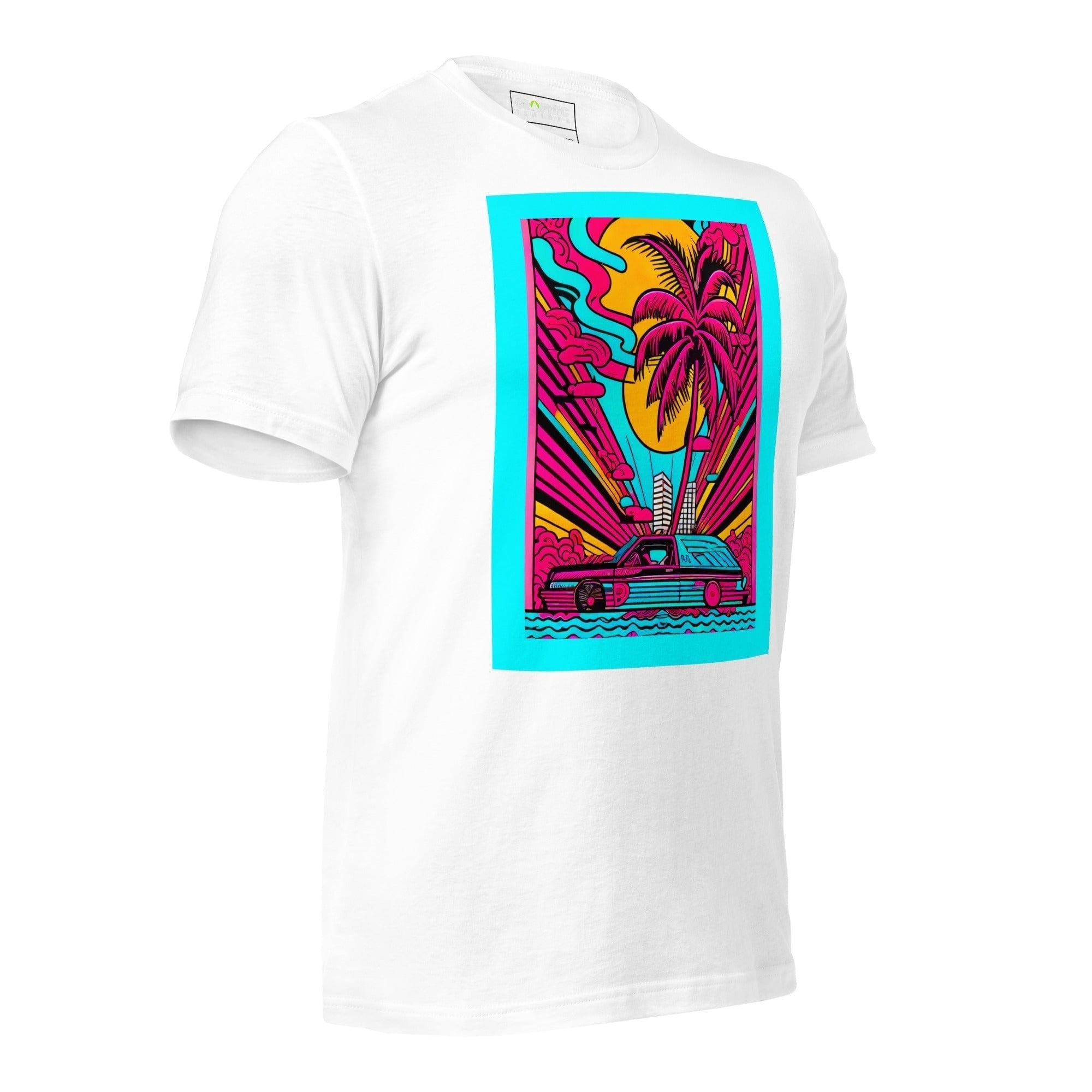 GRAPHIC T-SHIRTS Unisex Crew Neck T-Shirt - Miami Heatwave Series v.15