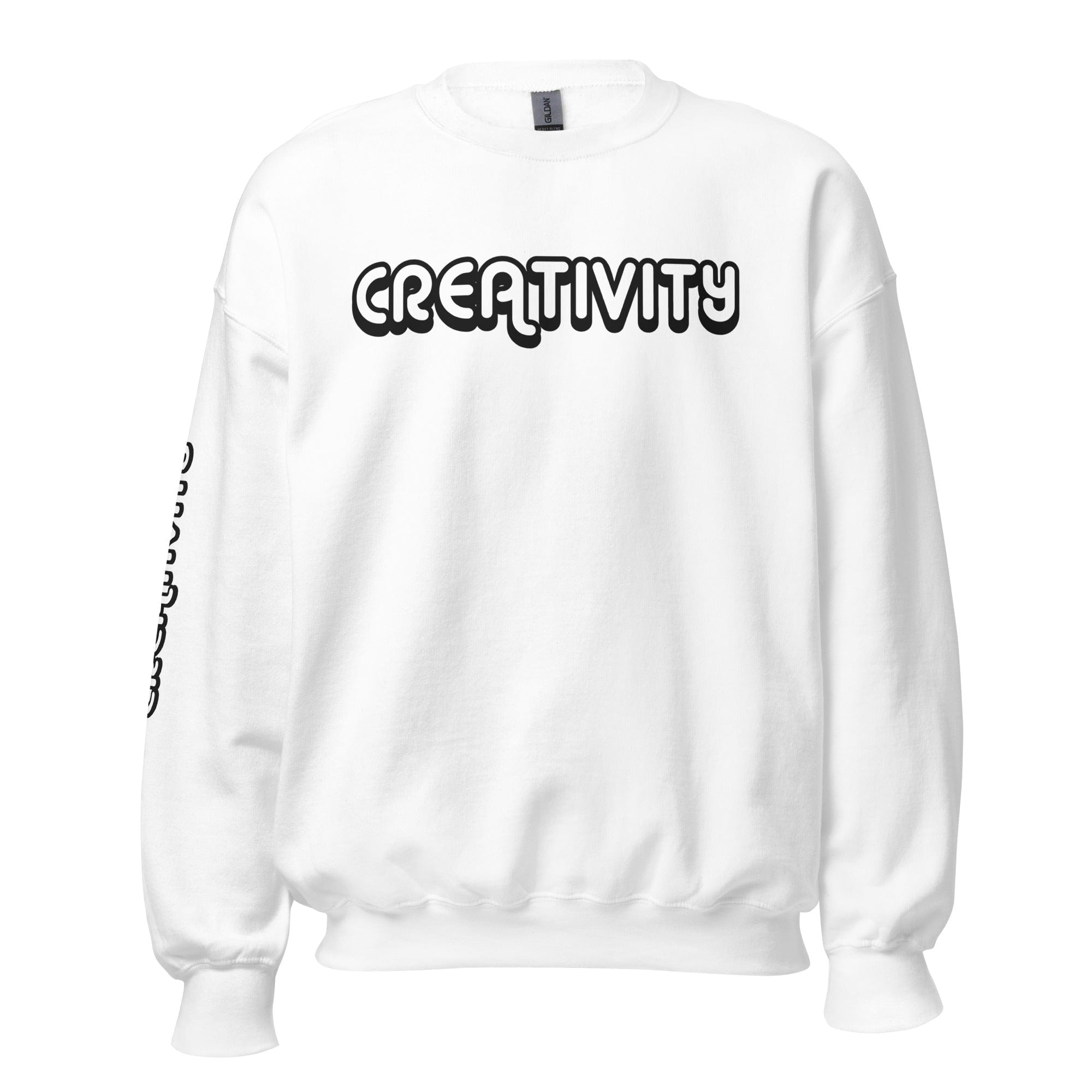 GRAPHIC T-SHIRTS White / S Unisex Crew Neck Sweatshirt - Creativity