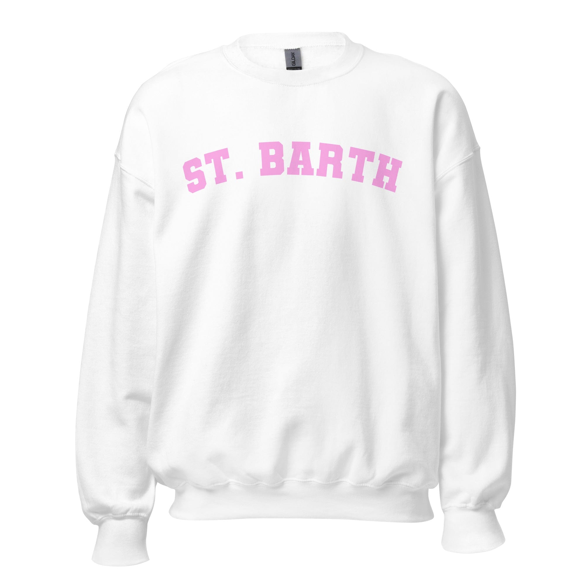 GRAPHIC T-SHIRTS White / S Unisex Crew Neck Sweatshirt - St. Barth