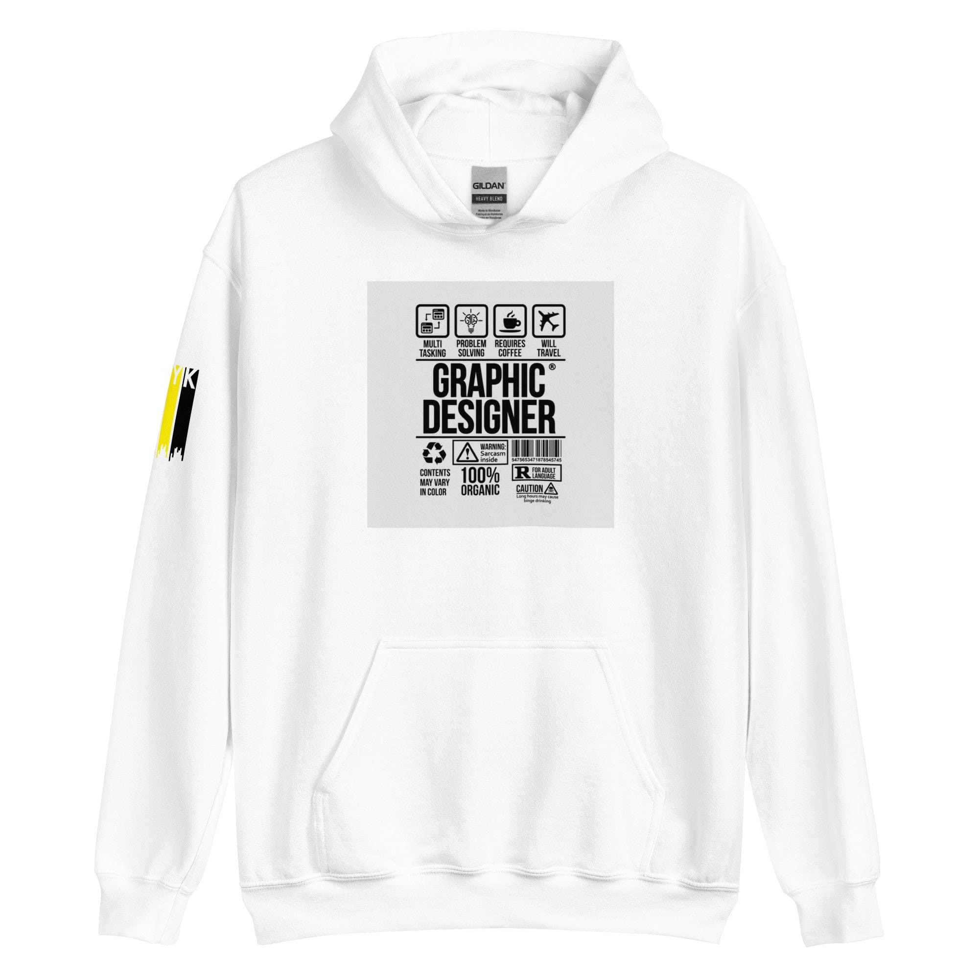 GRAPHIC T-SHIRTS White / S Unisex Heavy Blend Hoodie - Graphic Designer CMYK