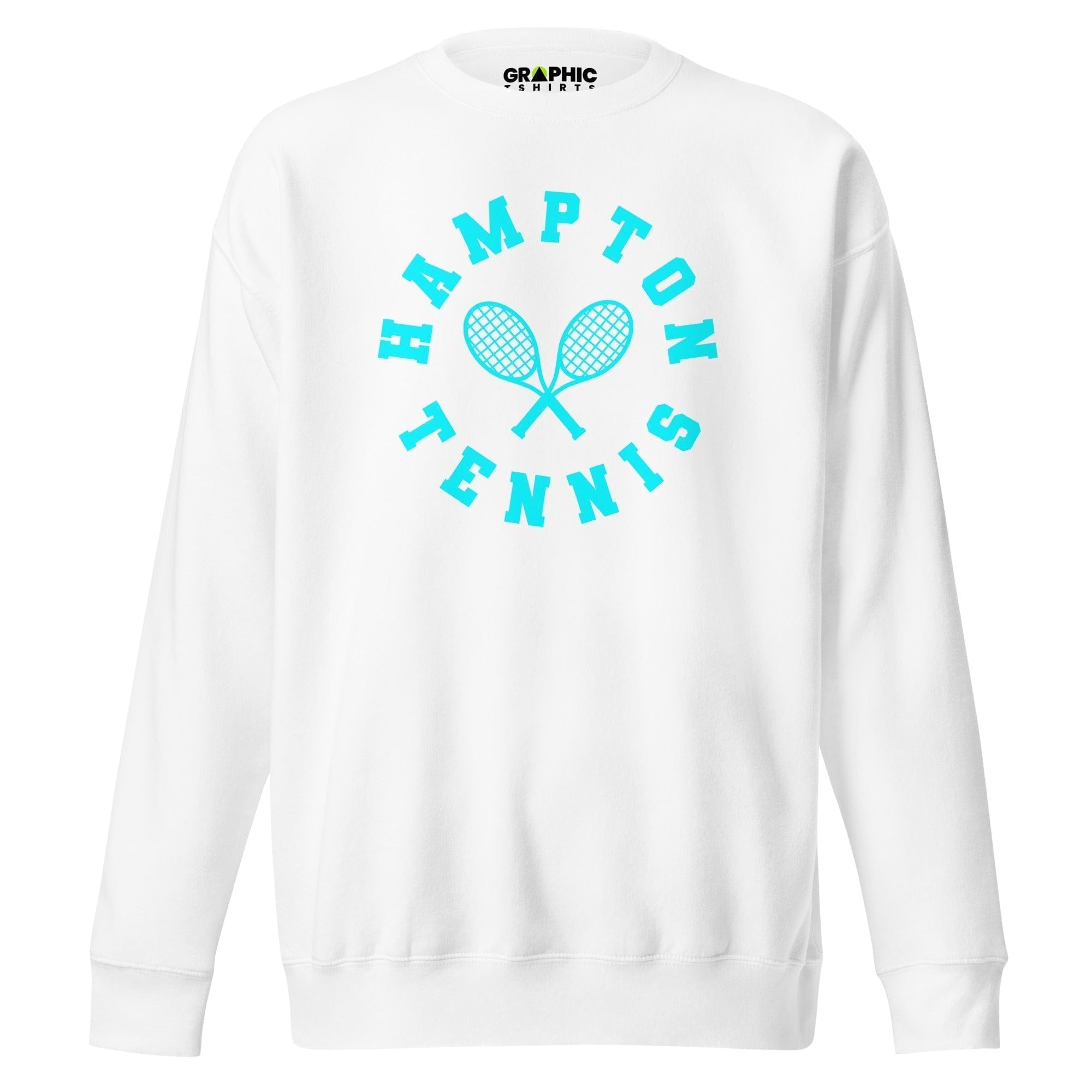 GRAPHIC T-SHIRTS White / S Unisex Premium Sweatshirt - Hampton Tennis