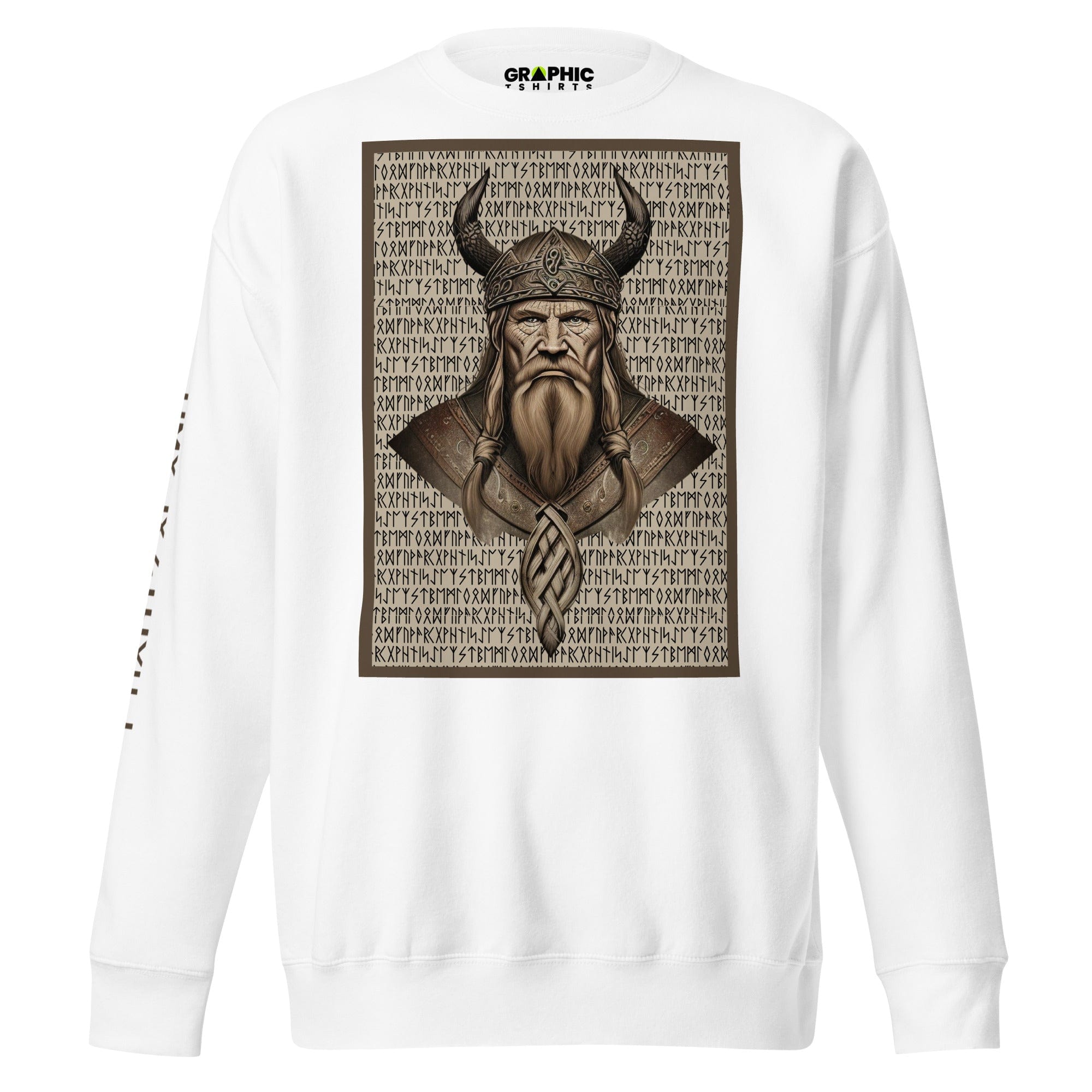 GRAPHIC T-SHIRTS White / S Unisex Premium Sweatshirt - Knights Of Odin Volume 1