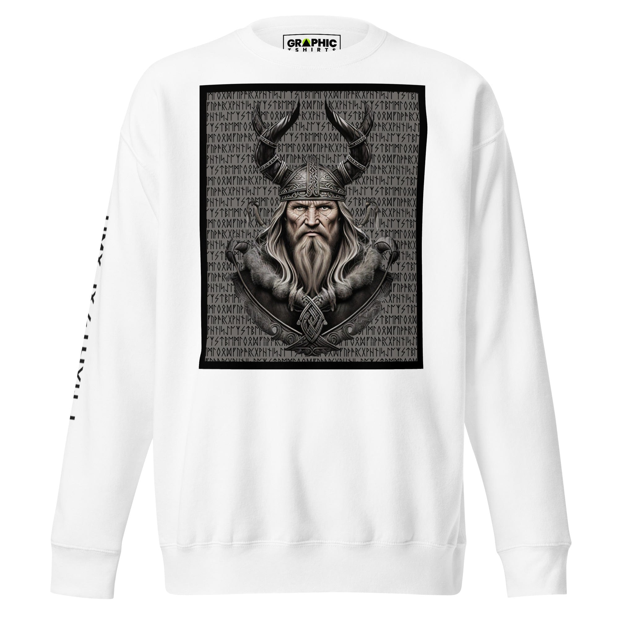 GRAPHIC T-SHIRTS White / S Unisex Premium Sweatshirt - Knights Of Odin Volume 3