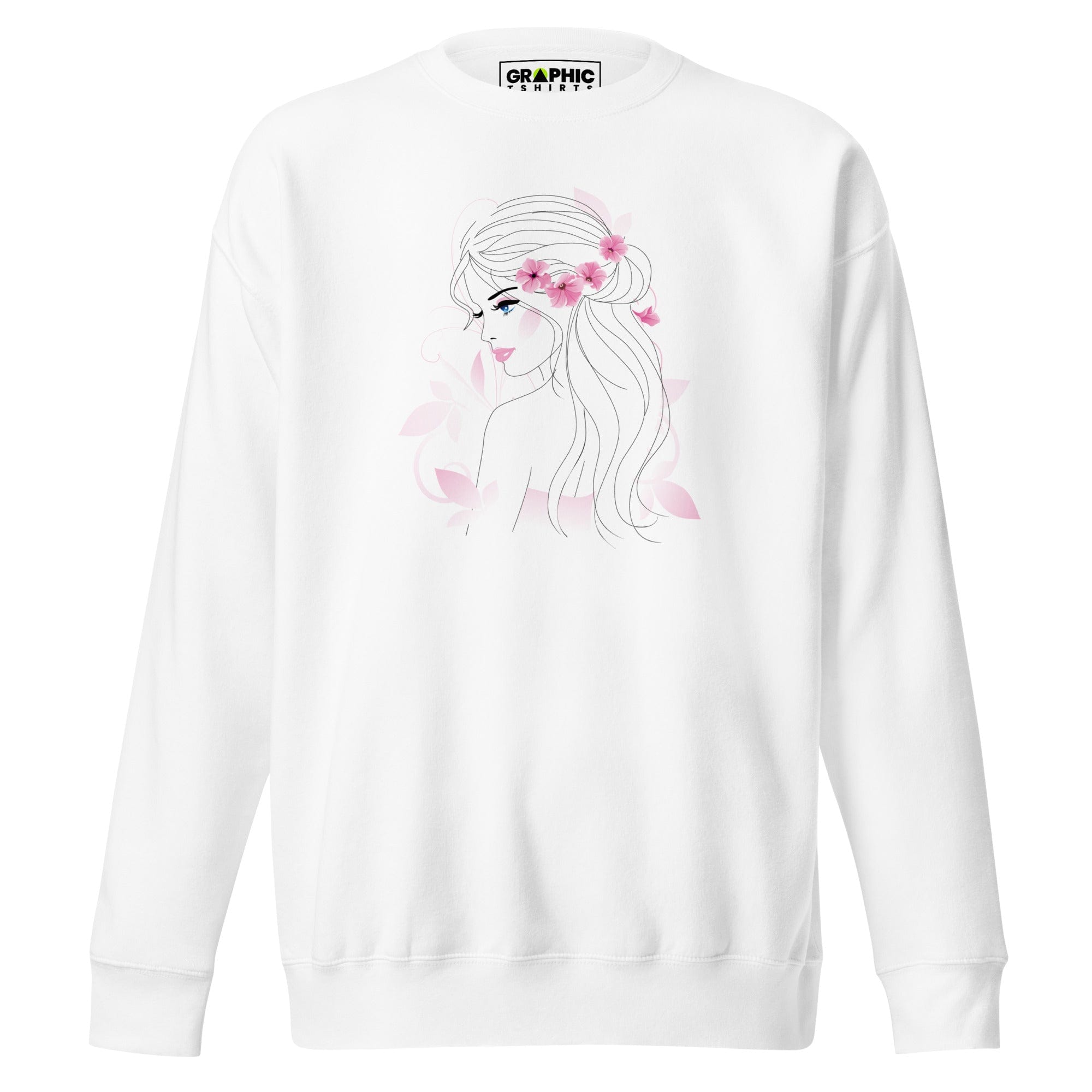 GRAPHIC T-SHIRTS White / S Unisex Premium Sweatshirt - Refined Beauty And Elegance