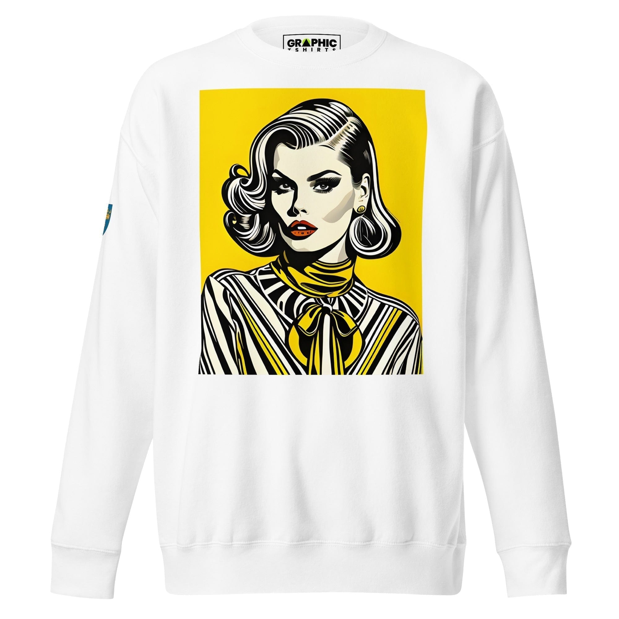 GRAPHIC T-SHIRTS White / S Unisex Premium Sweatshirt - Swedish Vintage Fashion Series v.64