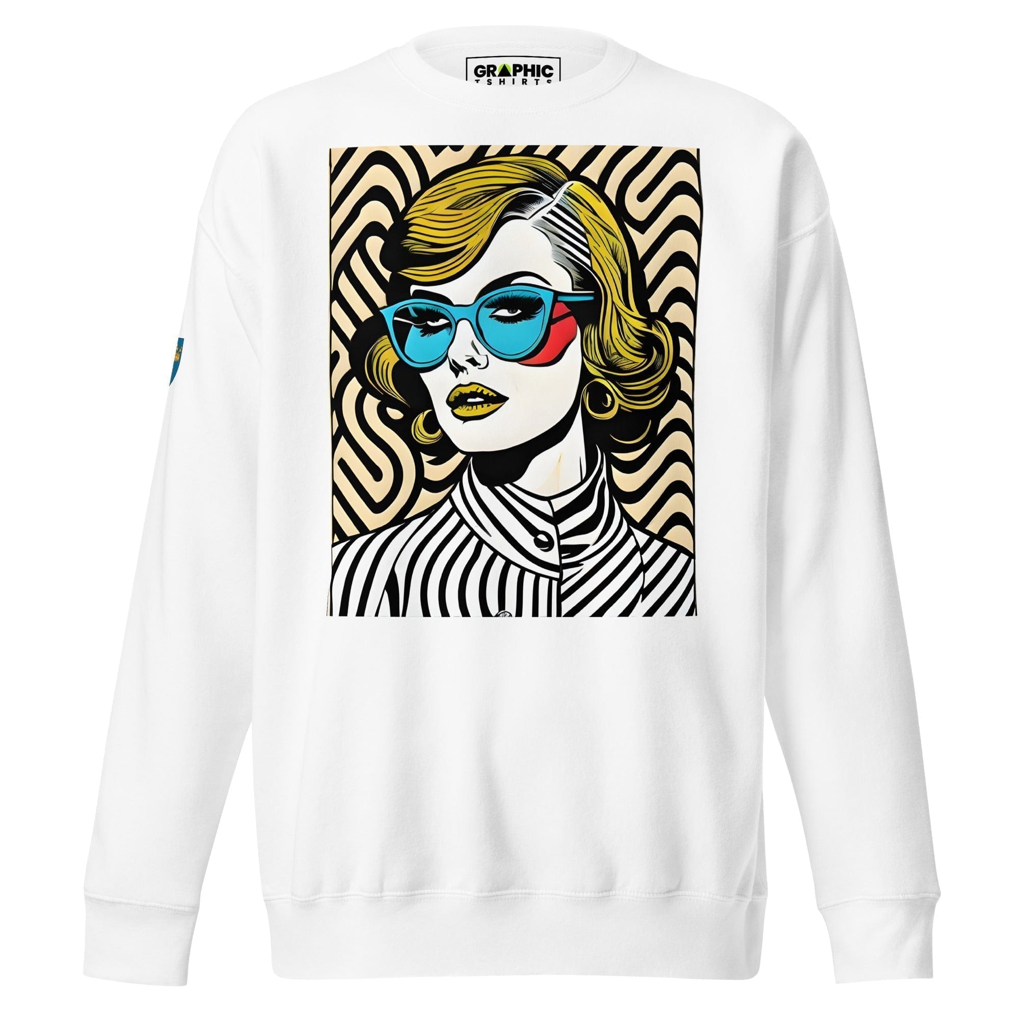 GRAPHIC T-SHIRTS White / S Unisex Premium Sweatshirt - Swedish Vintage Fashion Series v.70