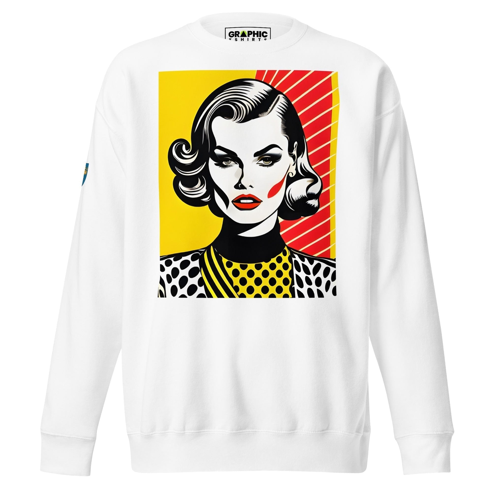 GRAPHIC T-SHIRTS White / S Unisex Premium Sweatshirt - Swedish Vintage Fashion Series v.78