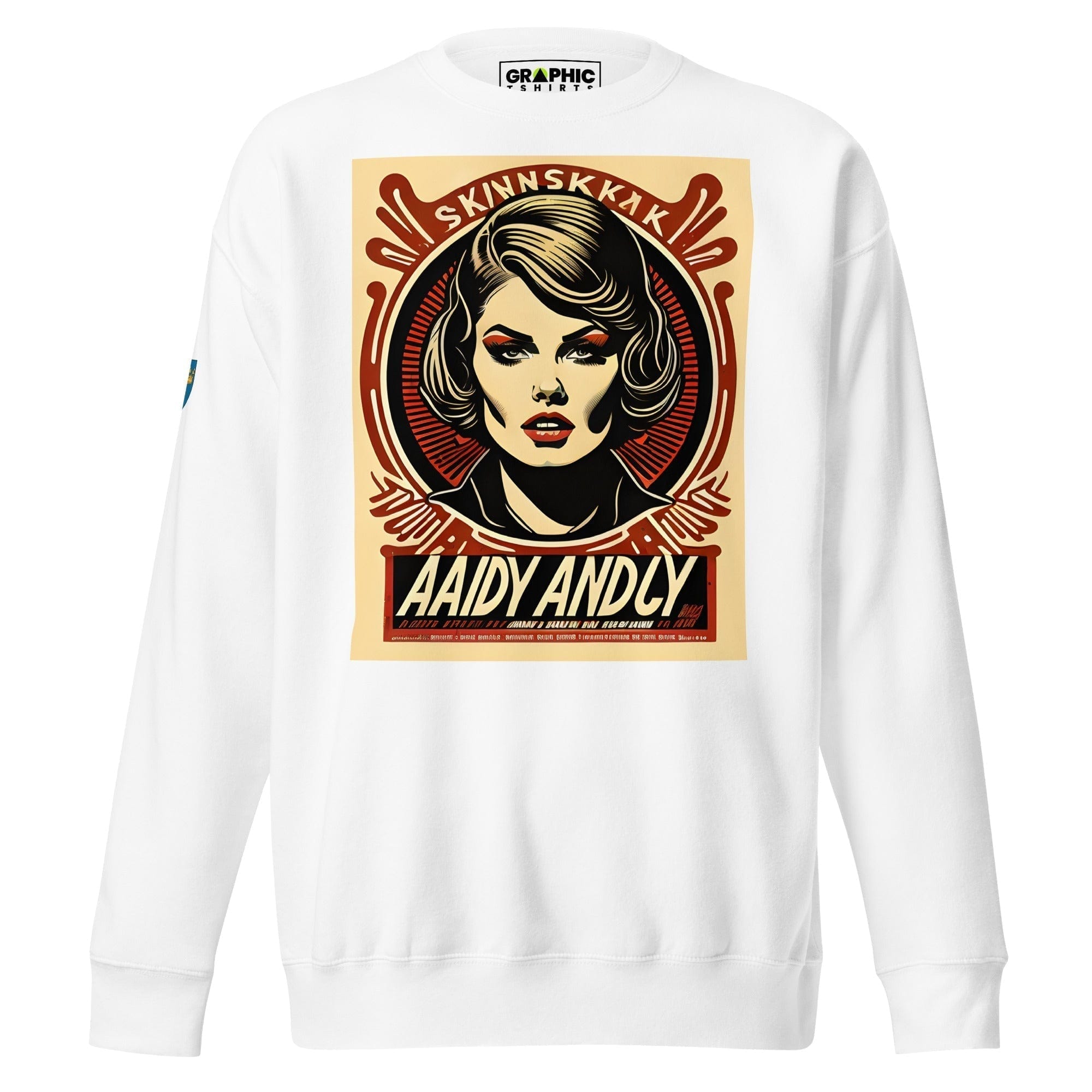 GRAPHIC T-SHIRTS White / S Unisex Premium Sweatshirt - Swedish Vintage Fashion Series v.8