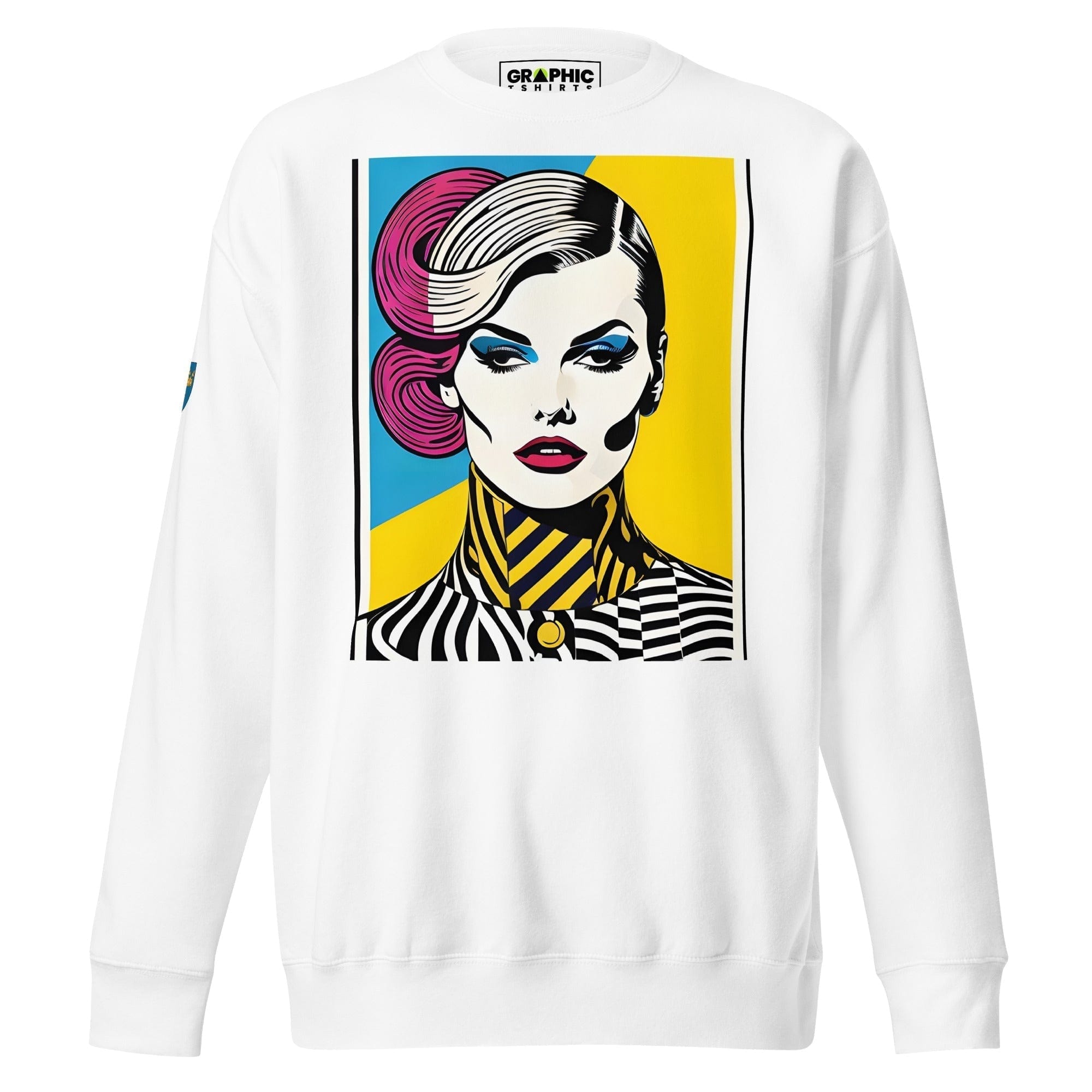 GRAPHIC T-SHIRTS White / S Unisex Premium Sweatshirt - Swedish Vintage Fashion Series v.83