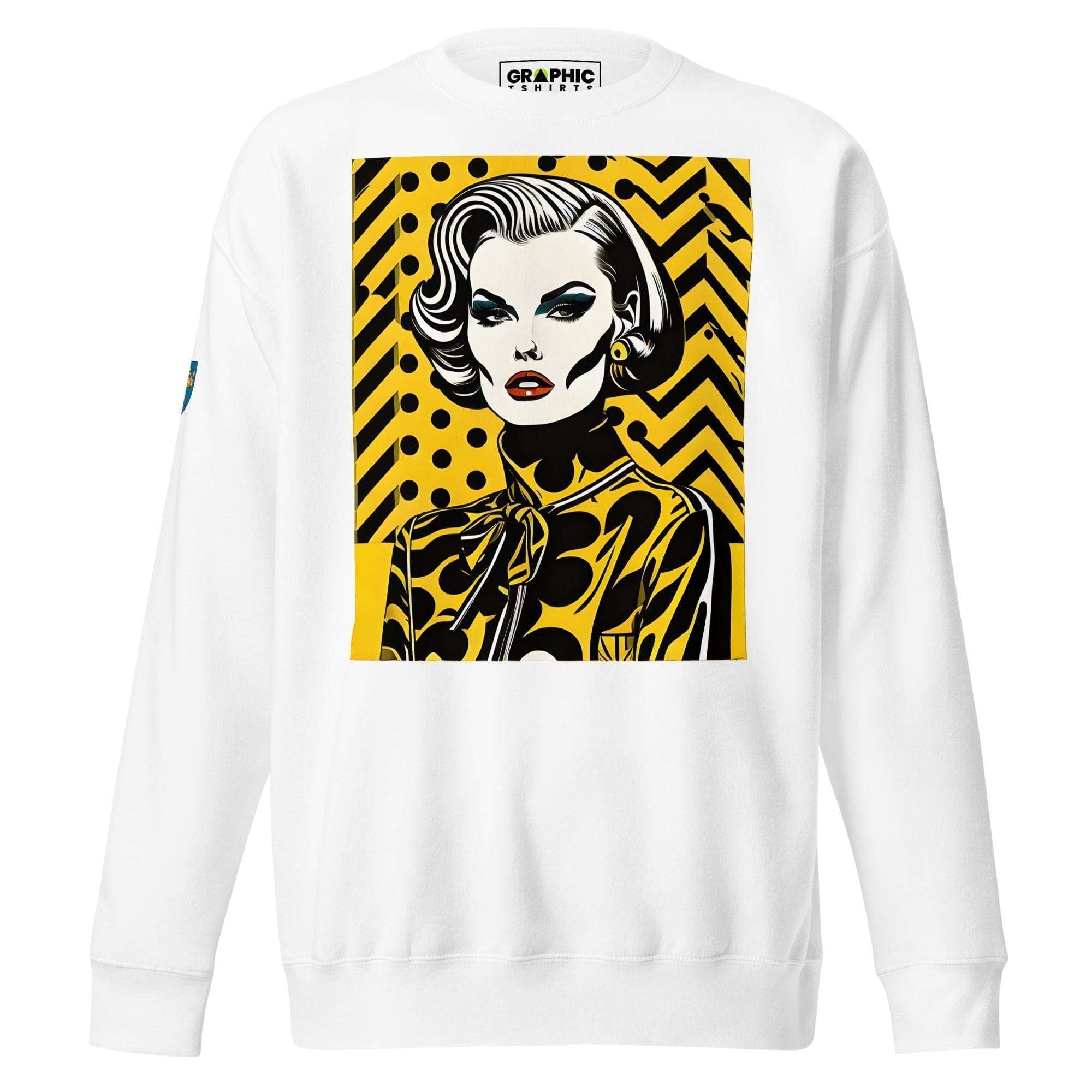 GRAPHIC T-SHIRTS White / S Unisex Premium Sweatshirt - Swedish Vintage Fashion Series v.86