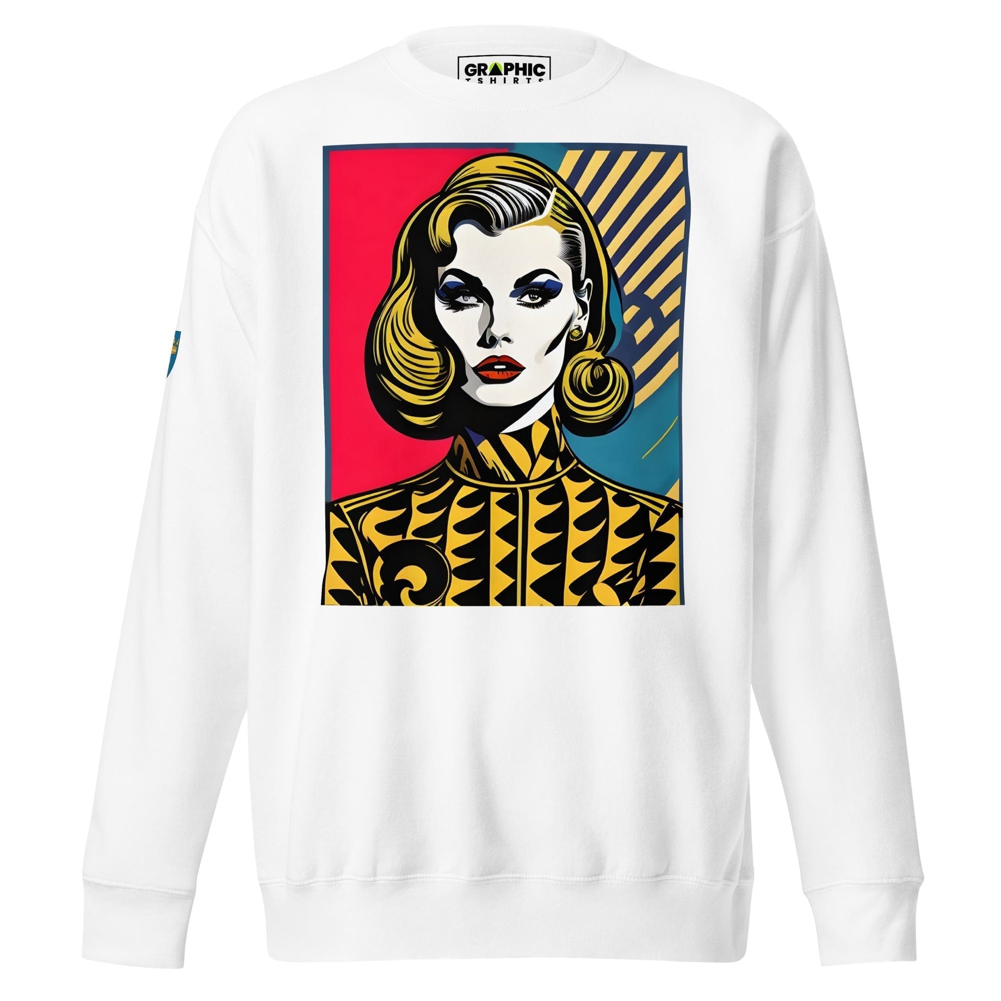 GRAPHIC T-SHIRTS White / S Unisex Premium Sweatshirt - Swedish Vintage Fashion Series v.88