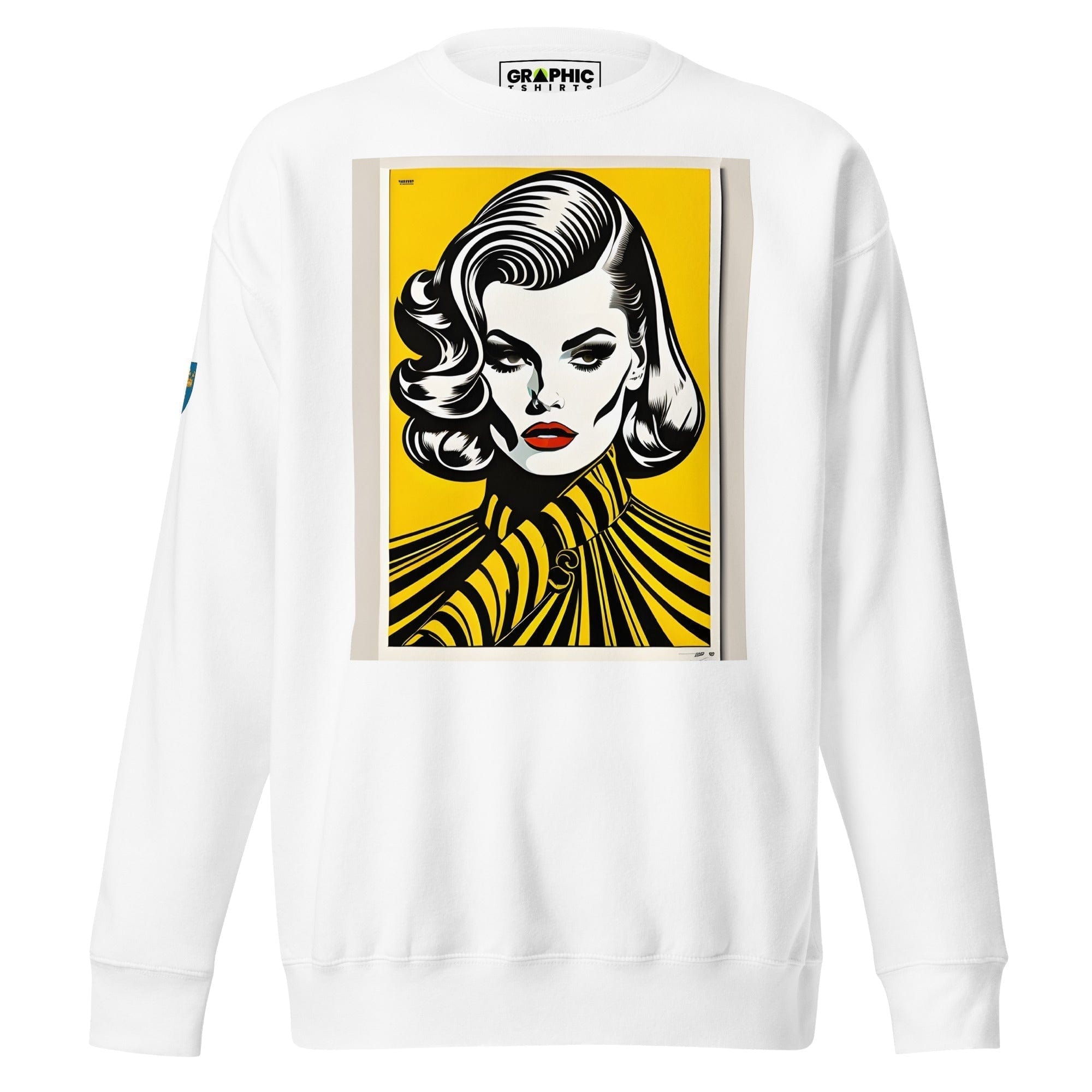 GRAPHIC T-SHIRTS White / S Unisex Premium Sweatshirt - Swedish Vintage Fashion Series v.93