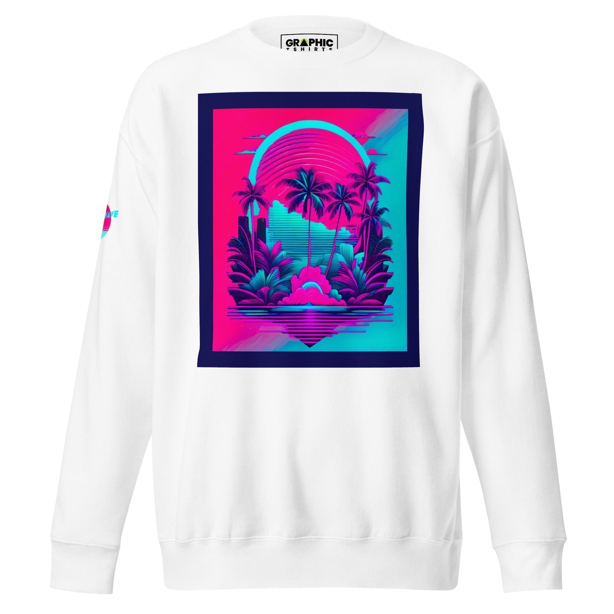 GRAPHIC T-SHIRTS White / S Unisex Premium Sweatshirt - Vaporwave Series v.2