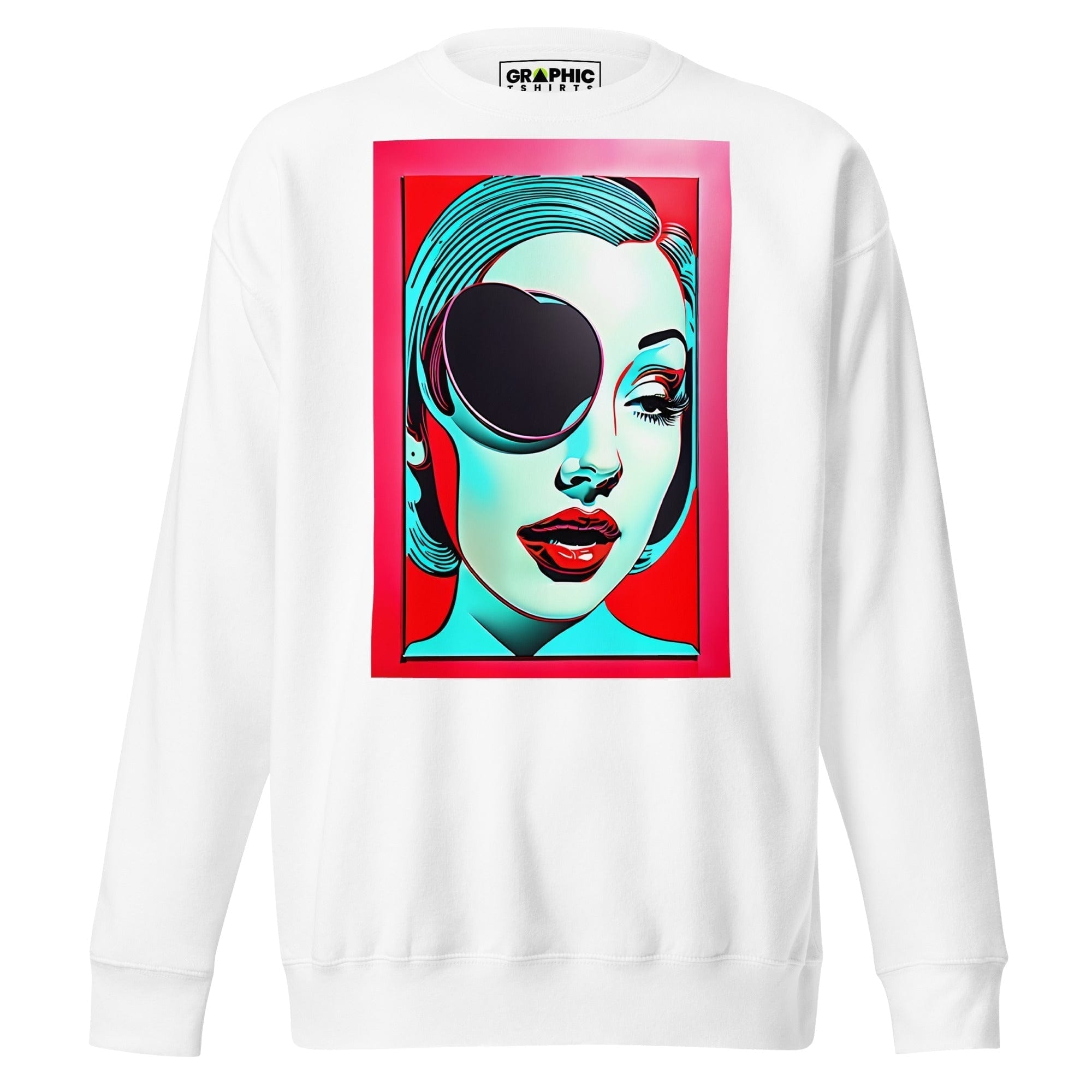 GRAPHIC T-SHIRTS White / S Unisex Premium Sweatshirt - Vintage American Superstar Series v.15