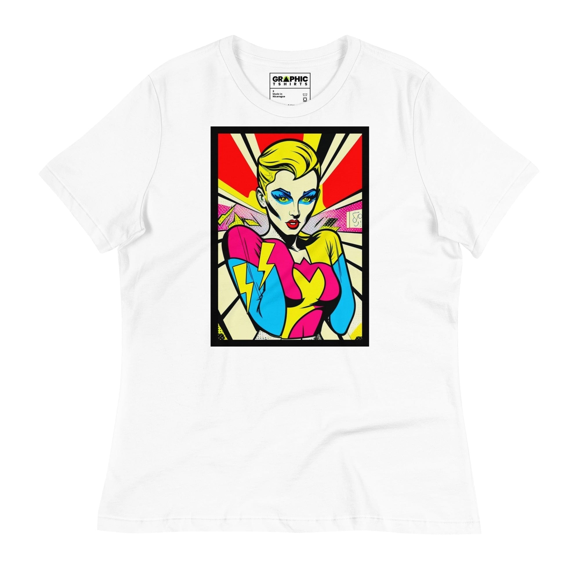 GRAPHIC T-SHIRTS White / S Women's Relaxed T-Shirt - Bionic Blonde